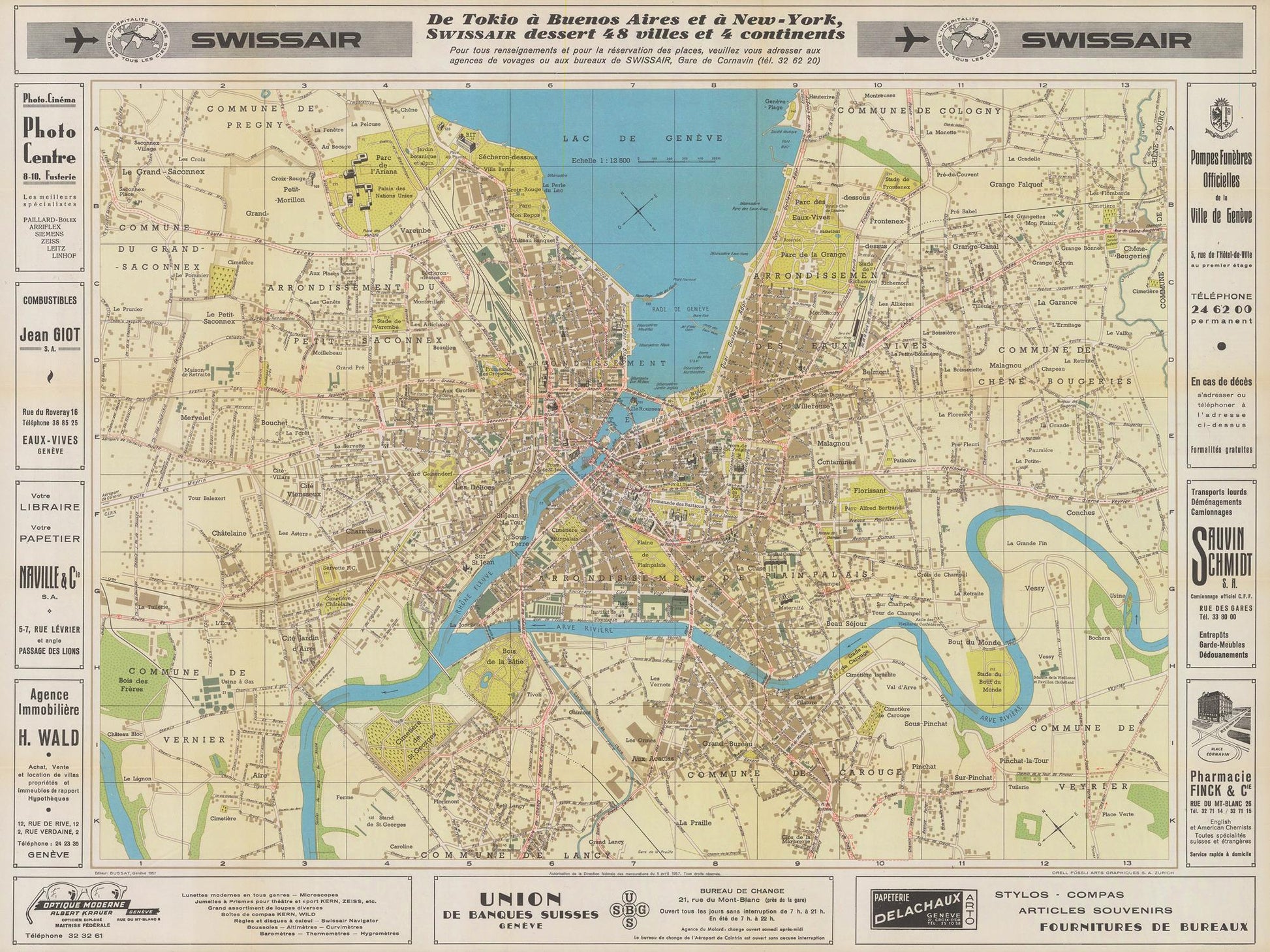 presentation of the map reproduction without a frame
