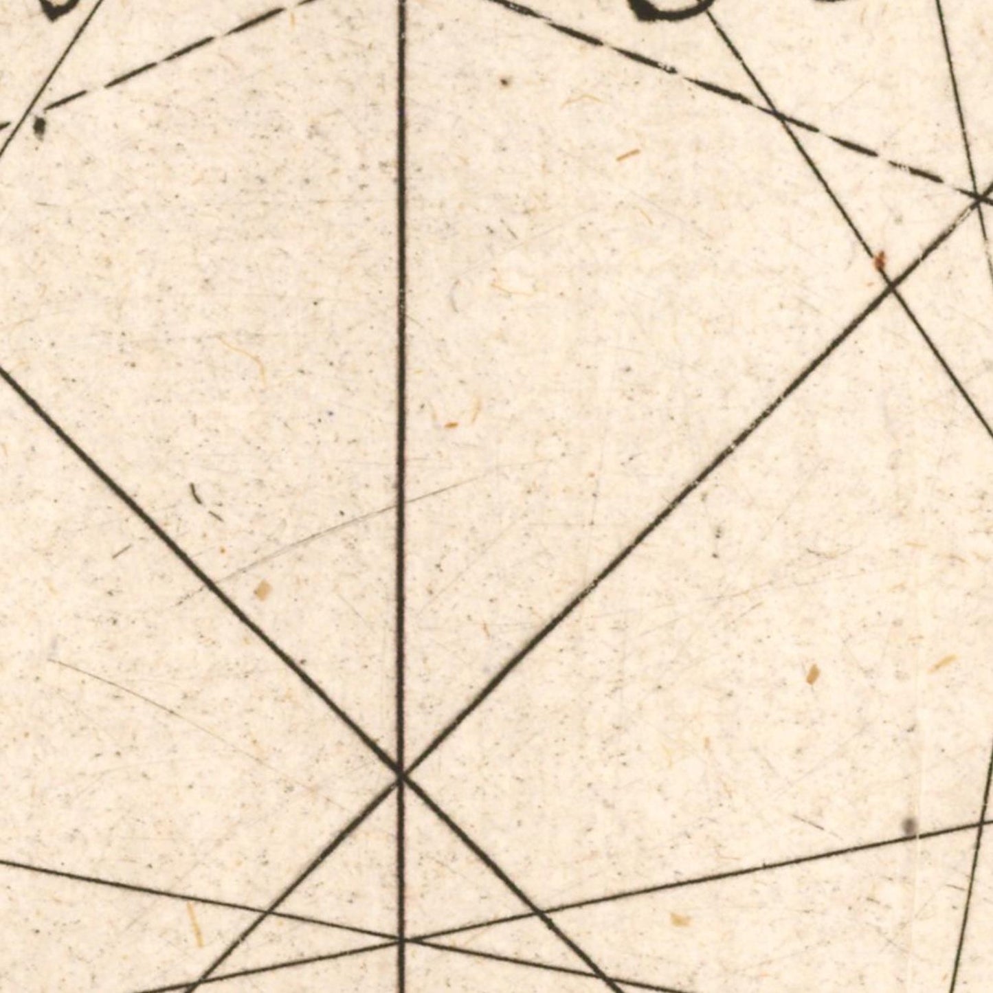 detail of the map from the centre 
