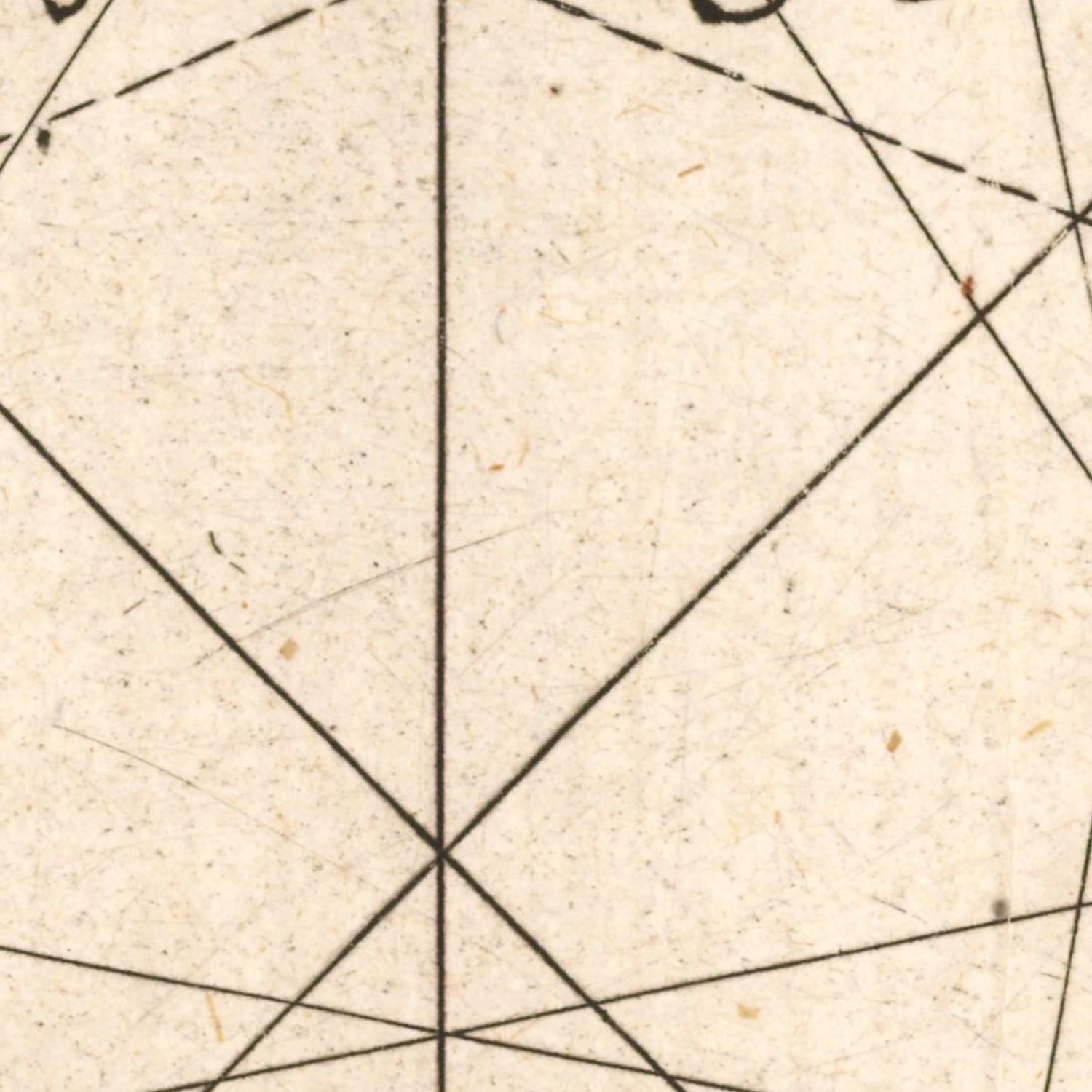 detail of the map from the centre 
