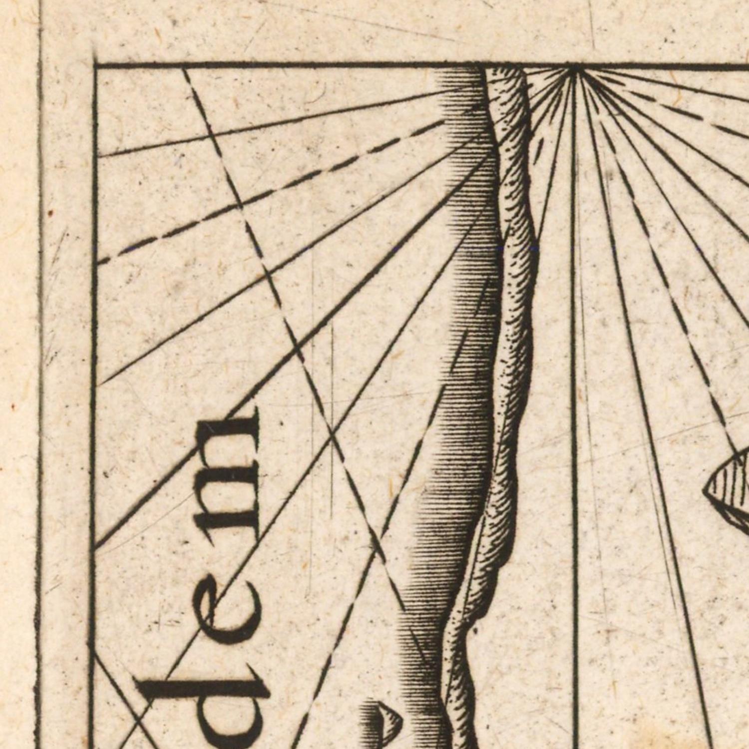 detail of the map from the top left corner
