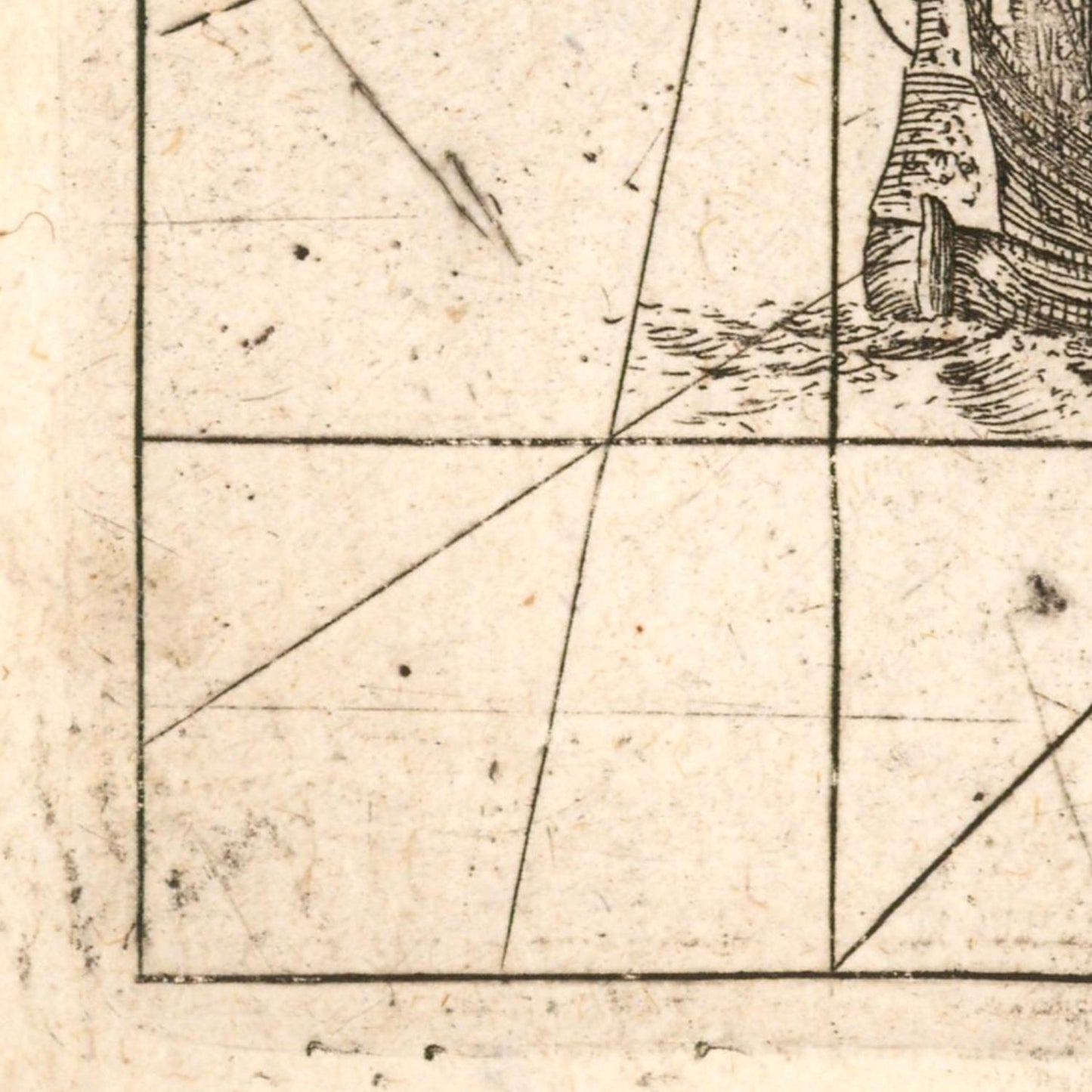 detail of the map from the bottom left corner
