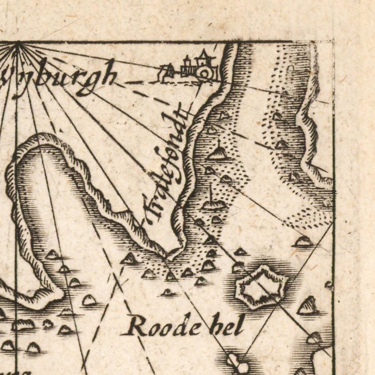 detail of the map from the top right corner
