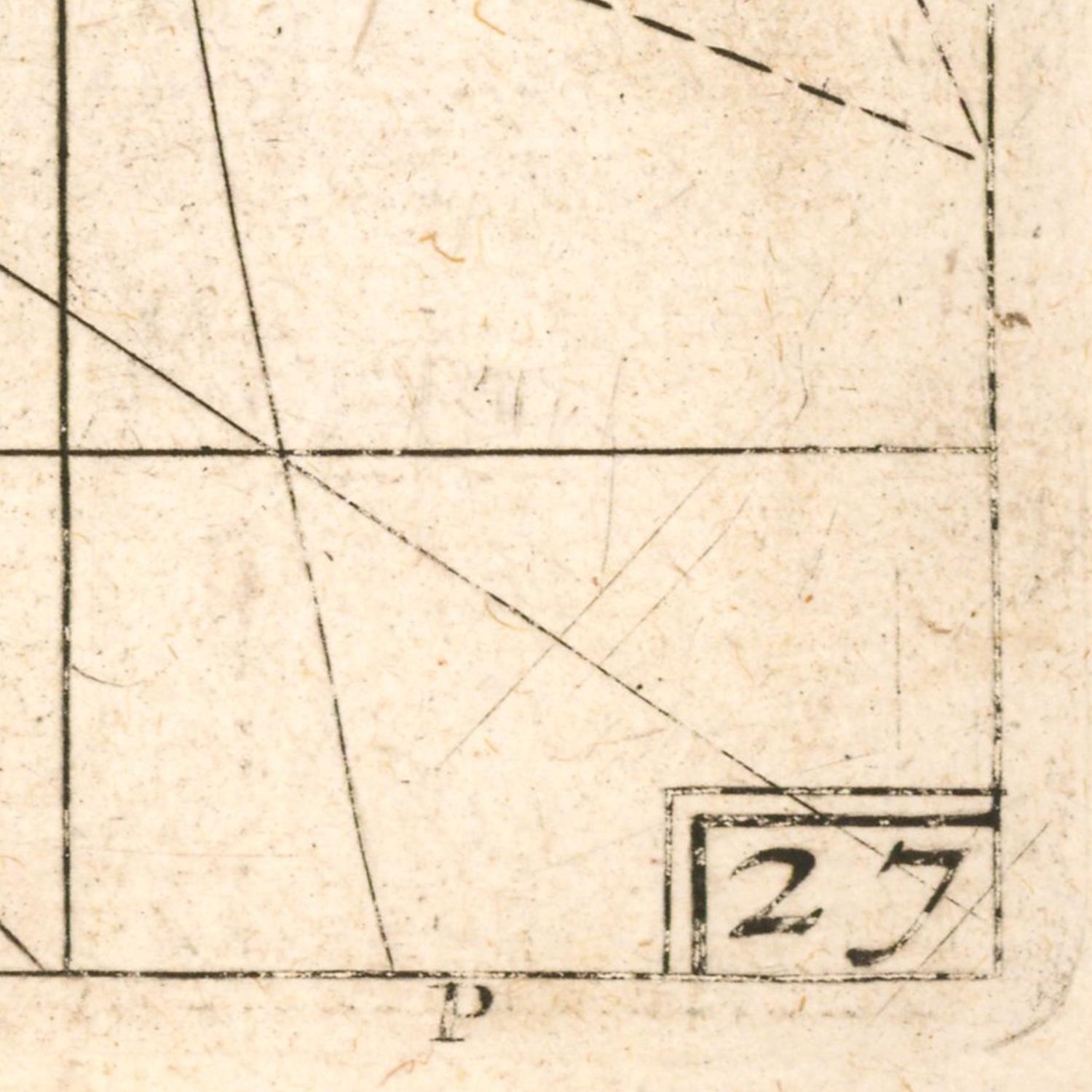 detail of the map from the bottom right corner
