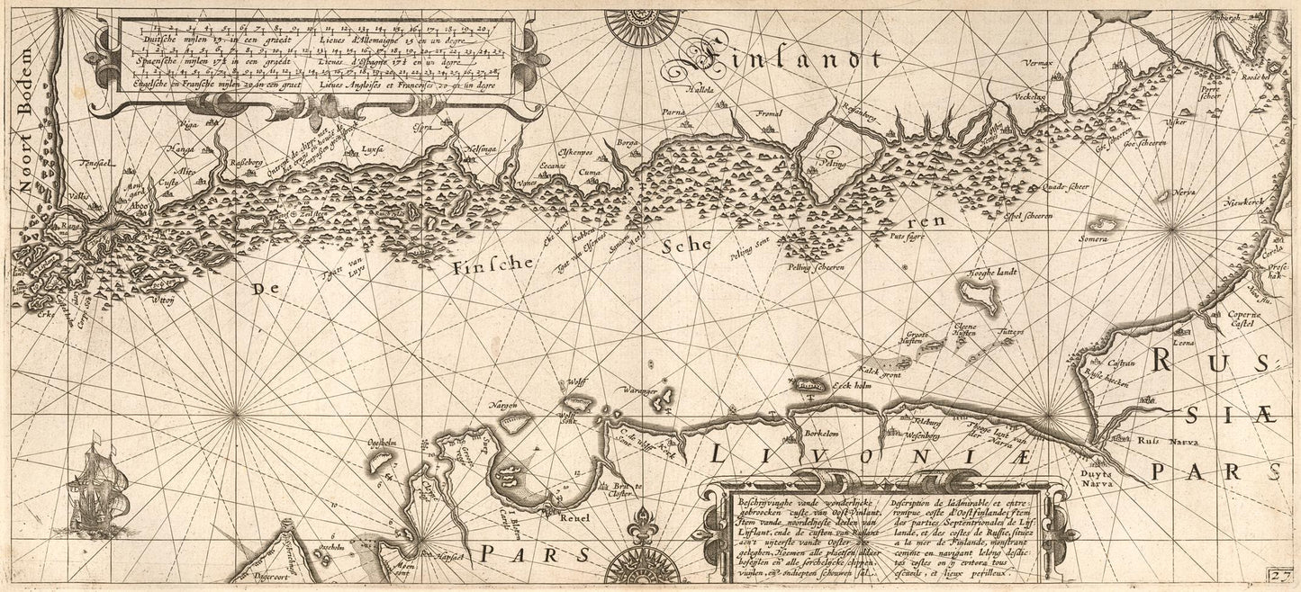 presentation of the map reproduction without a frame
