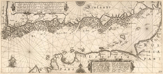 presentation of the map reproduction without a frame
