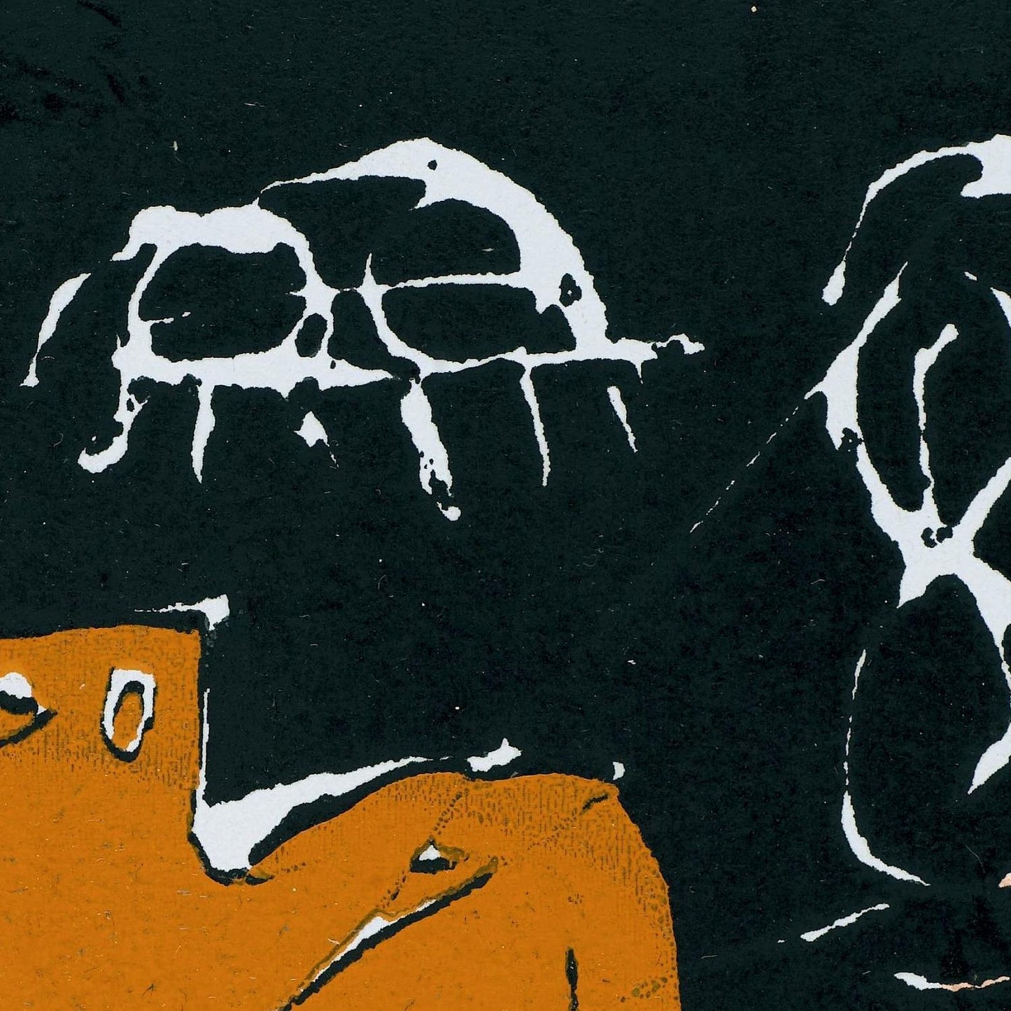 detail of the fine art reproduction from centre left
