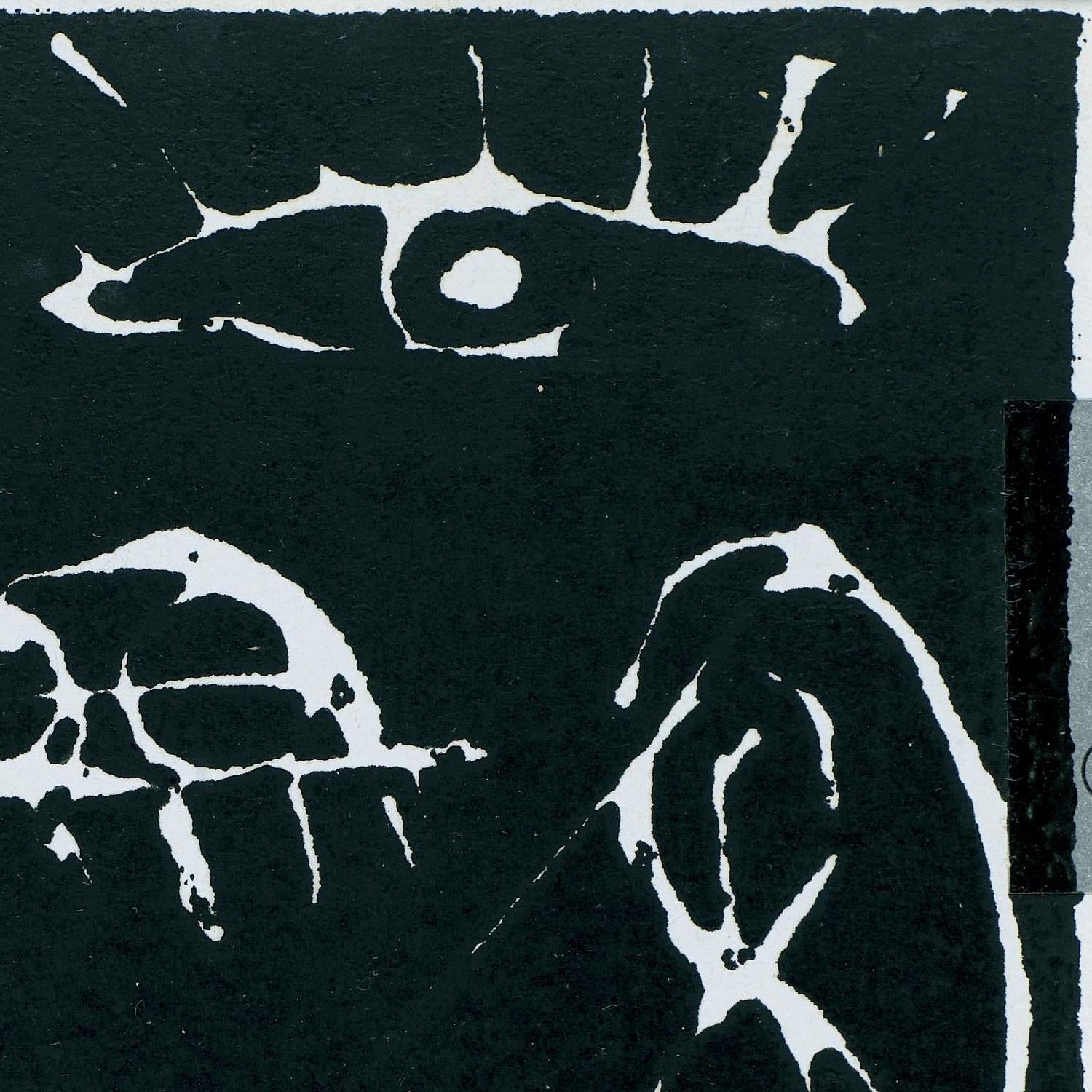 detail of the fine art reproduction from the top right corner
