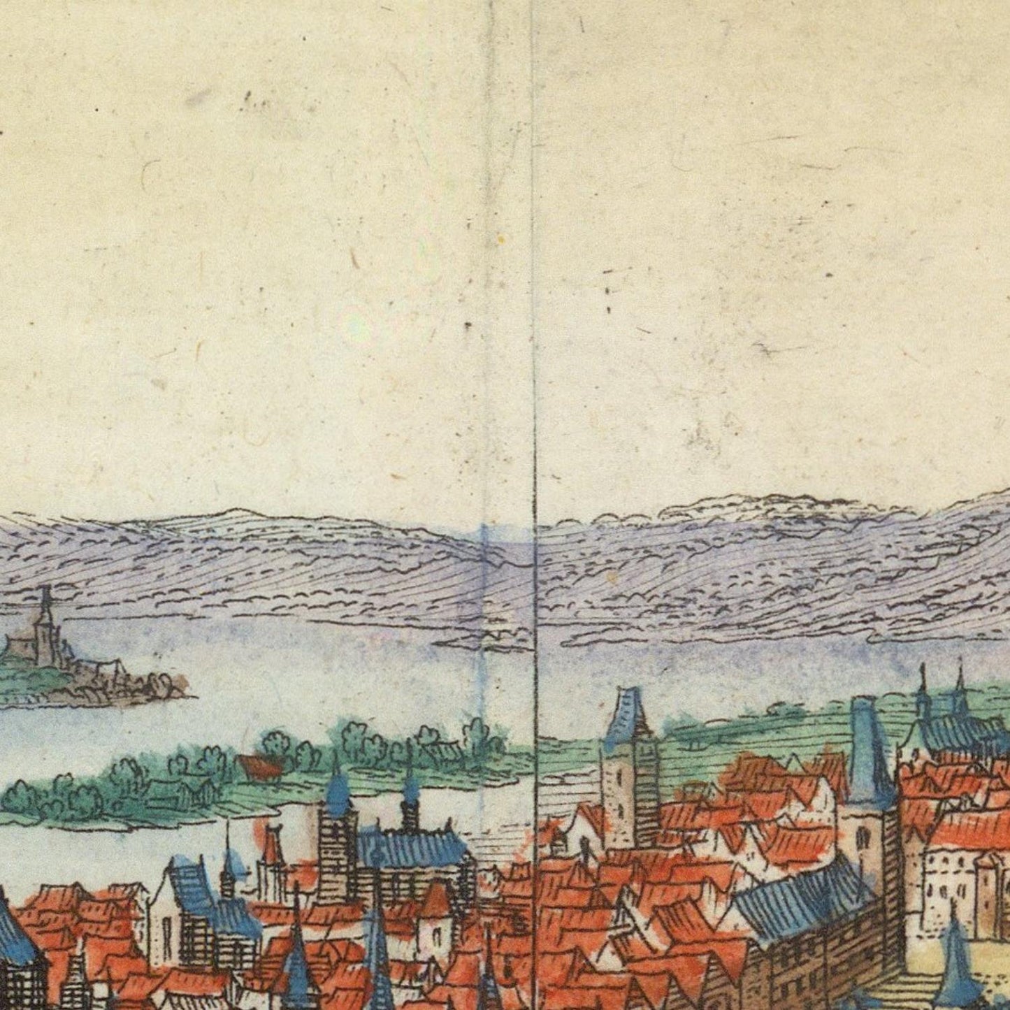 detail of the map from the centre 
