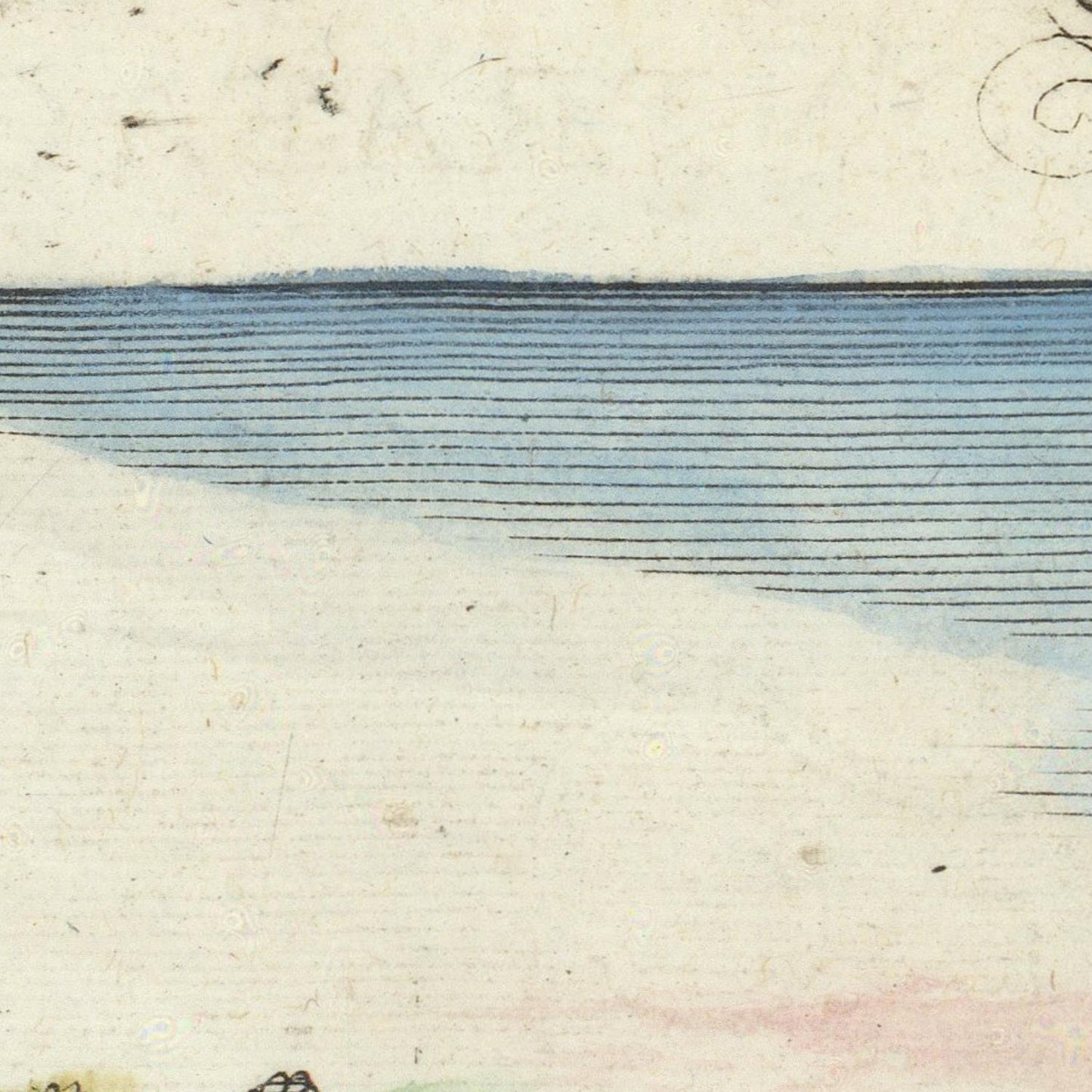 detail of the map from the centre left
