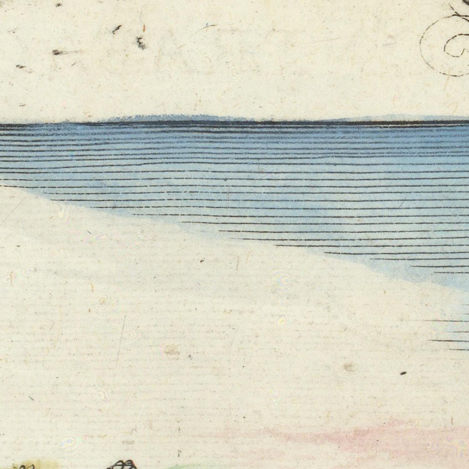 detail of the map from the centre left
