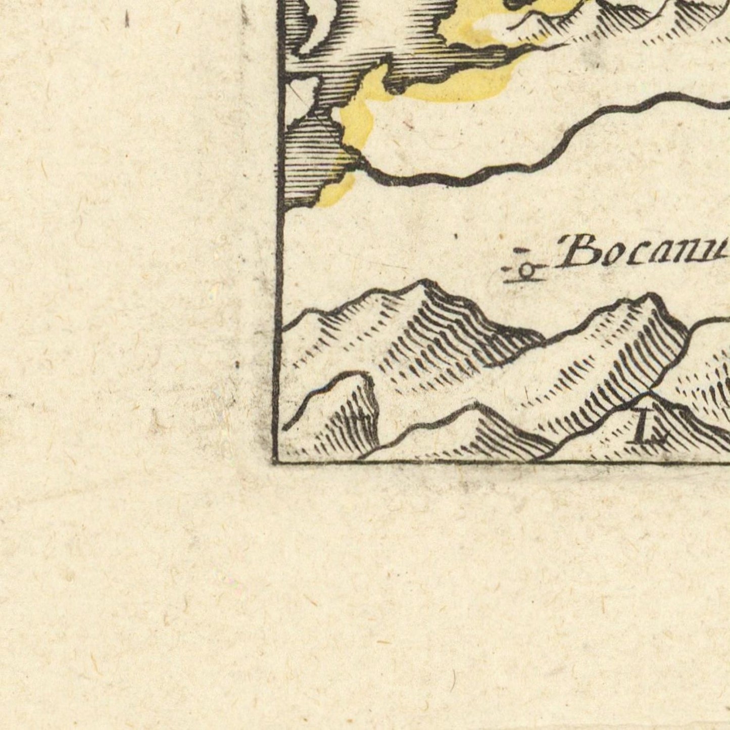 detail of the map from the bottom left corner
