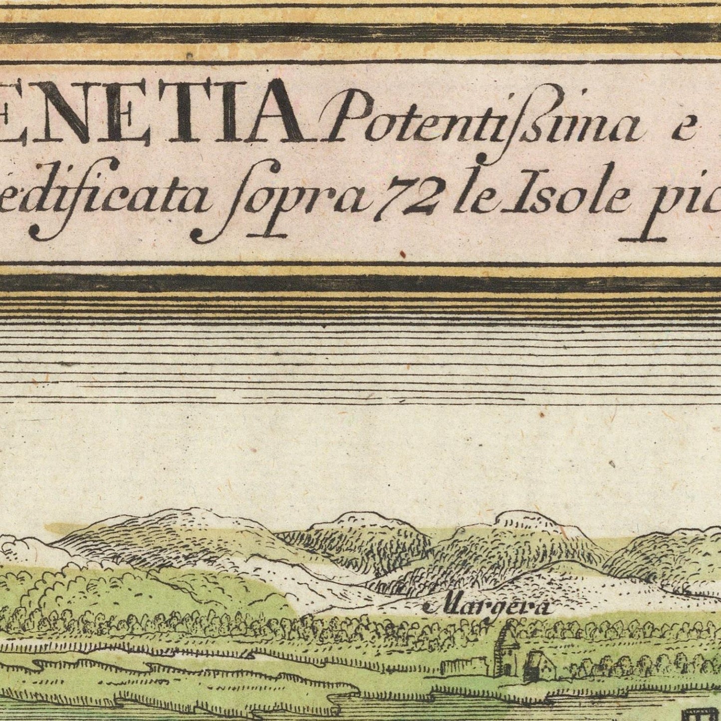 detail of the map from the centre left
