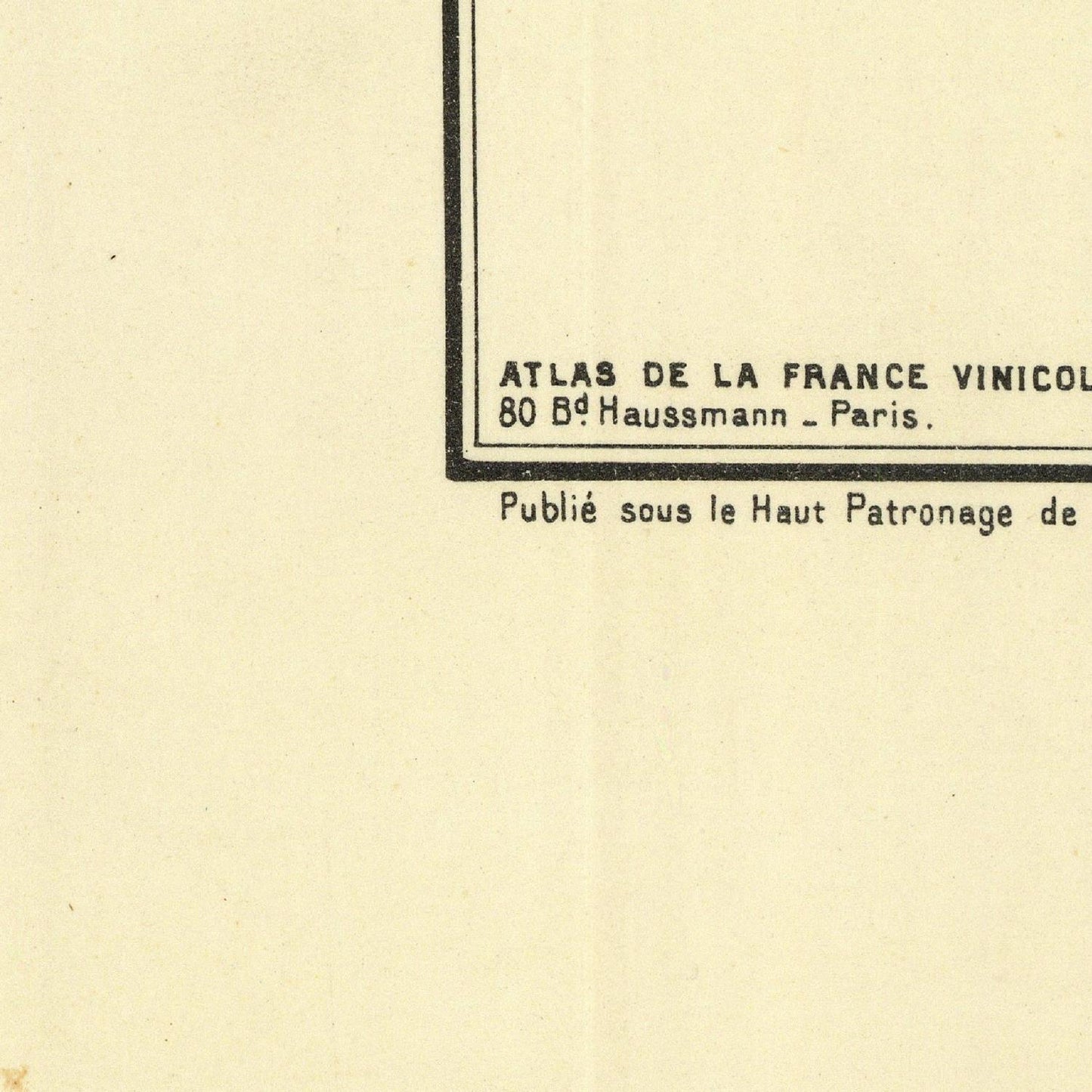 Text on a beige background with 'Atlas de la France Vinicole' mentioned