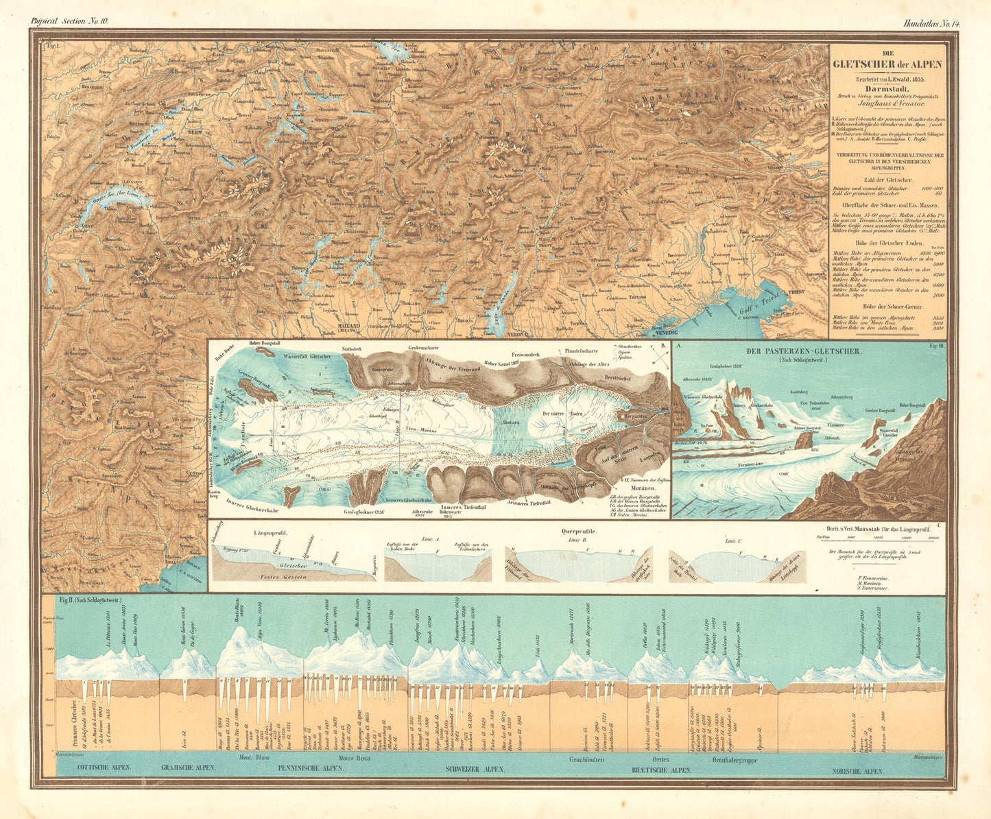 presentation of the map reproduction without a frame
