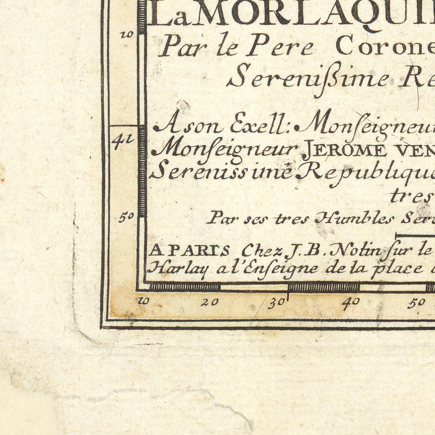 detail of the map from the bottom left corner
