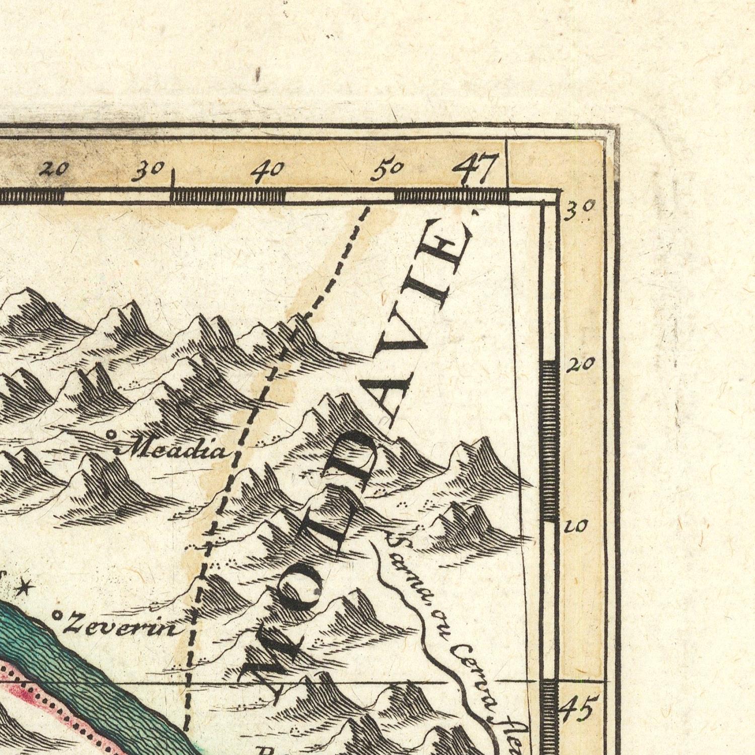 detail of the map from the top right corner
