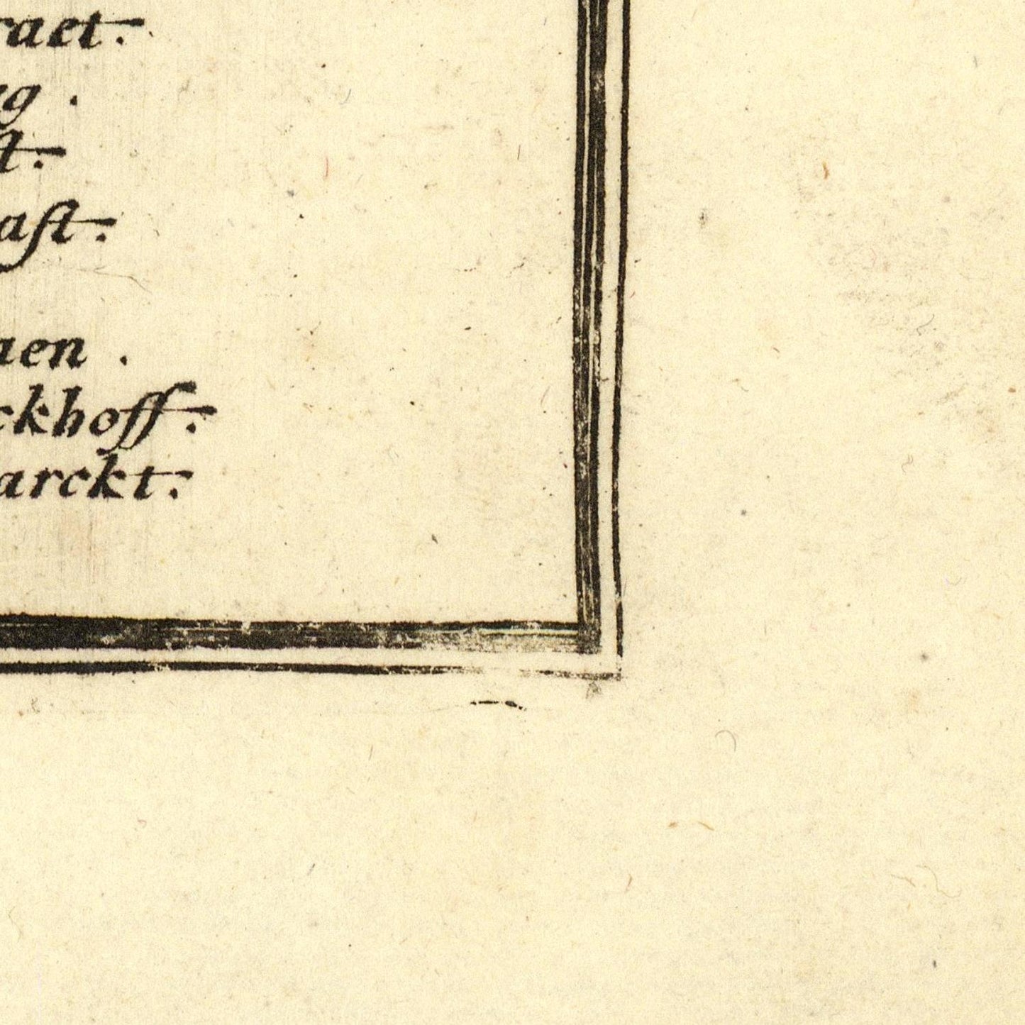 detail of the map from the bottom right corner
