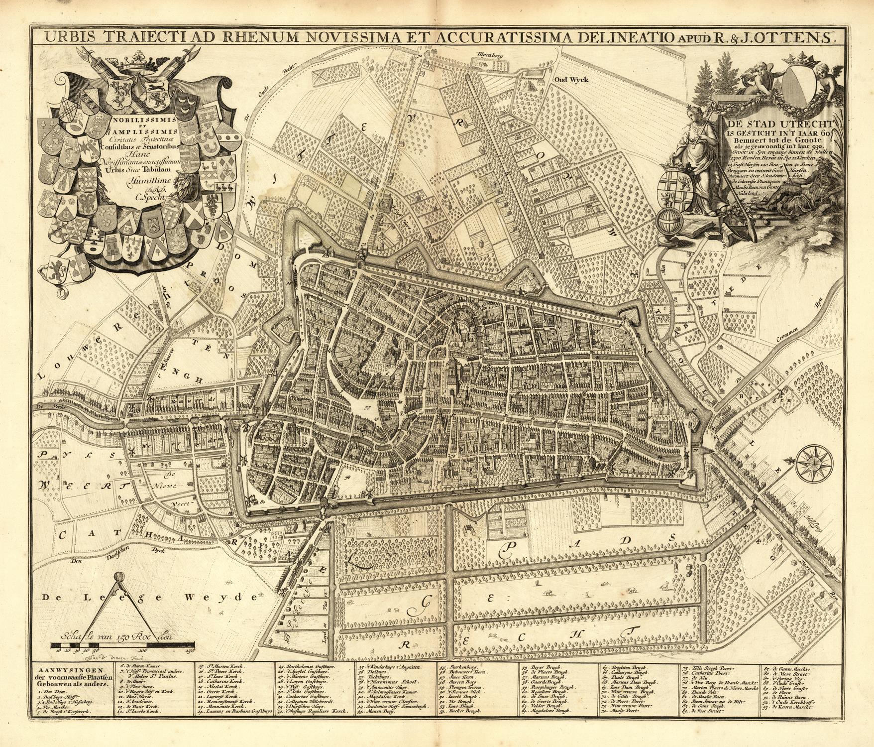 presentation of the map reproduction without a frame
