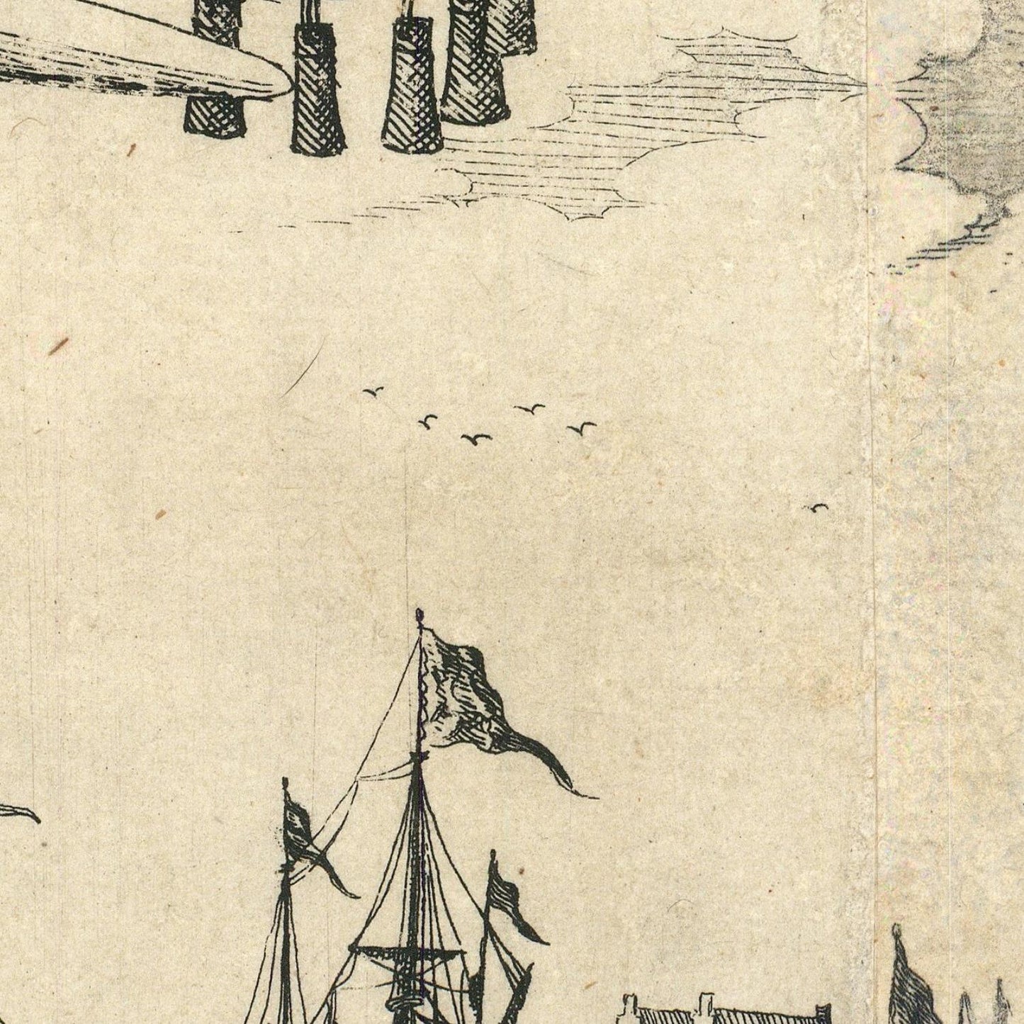 detail of the map from the centre left
