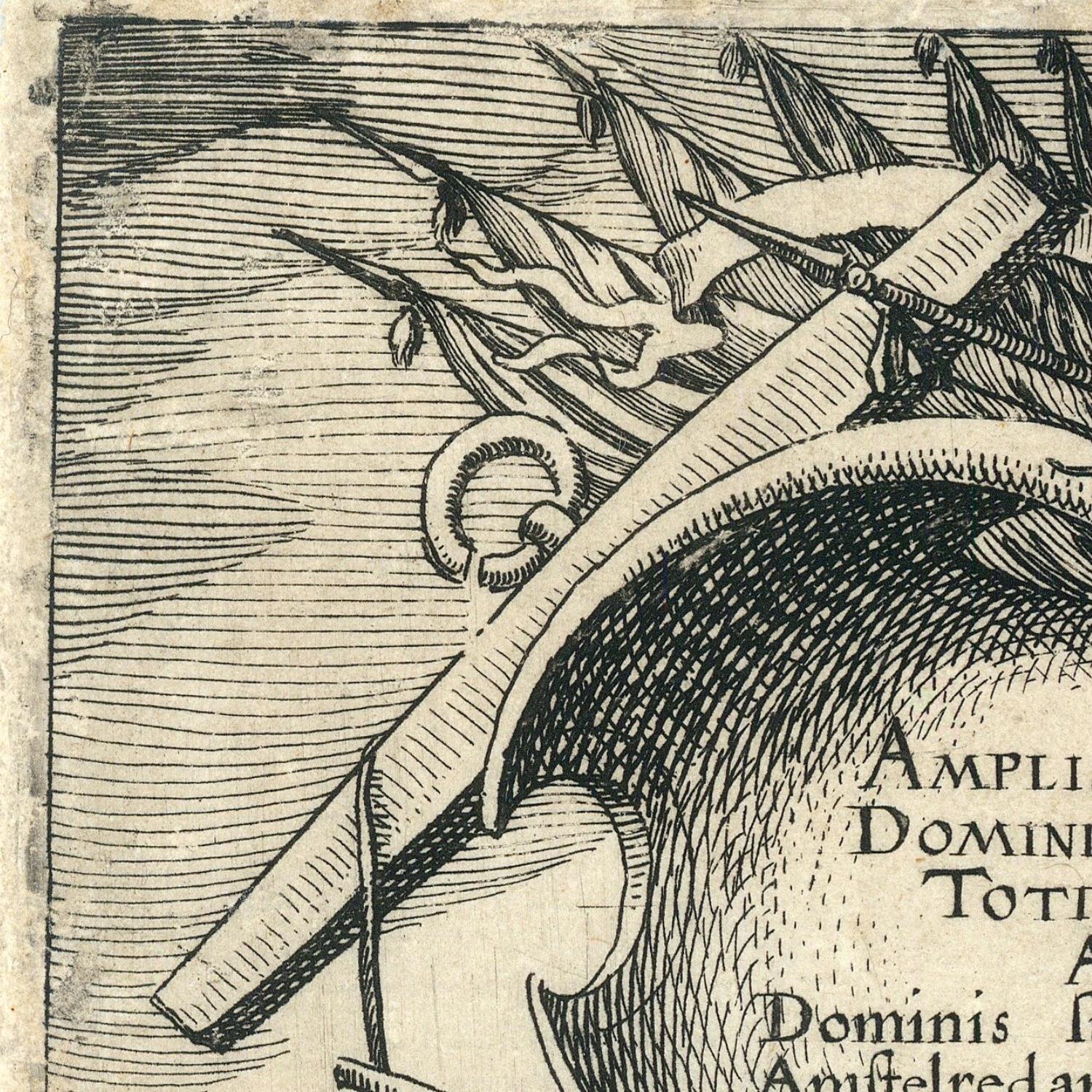 detail of the map from the top left corner
