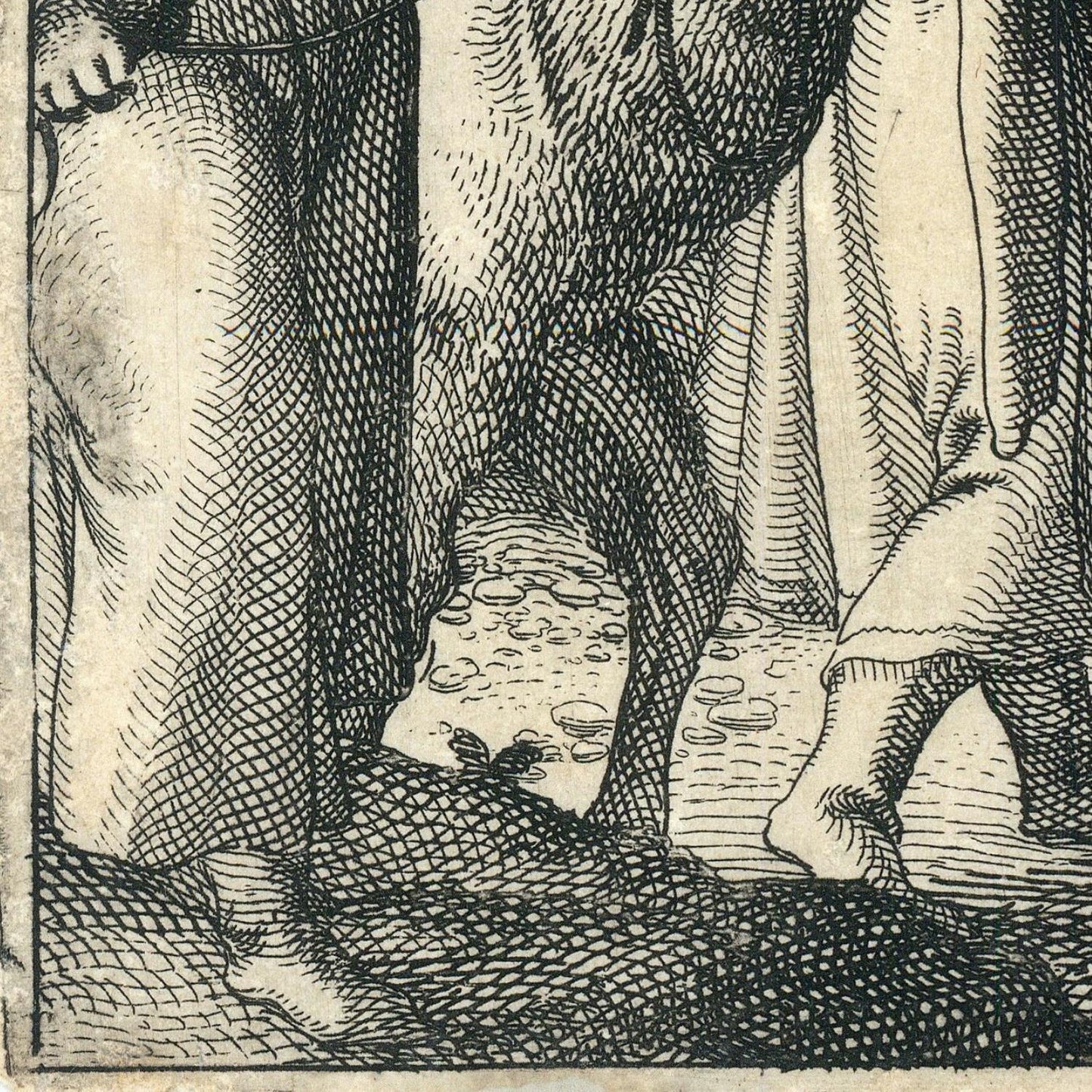 detail of the map from the bottom left corner
