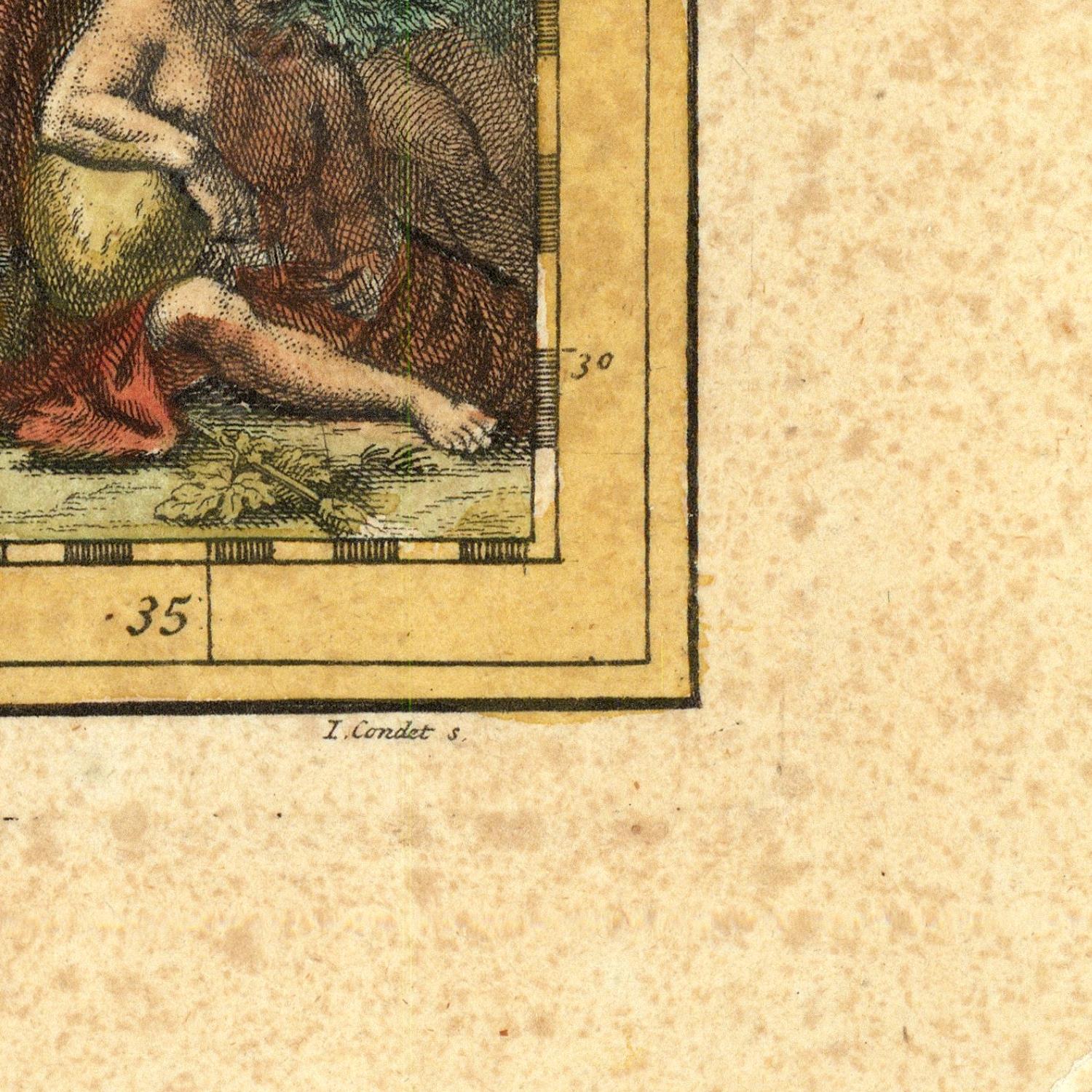 detail of the map from the bottom right corner
