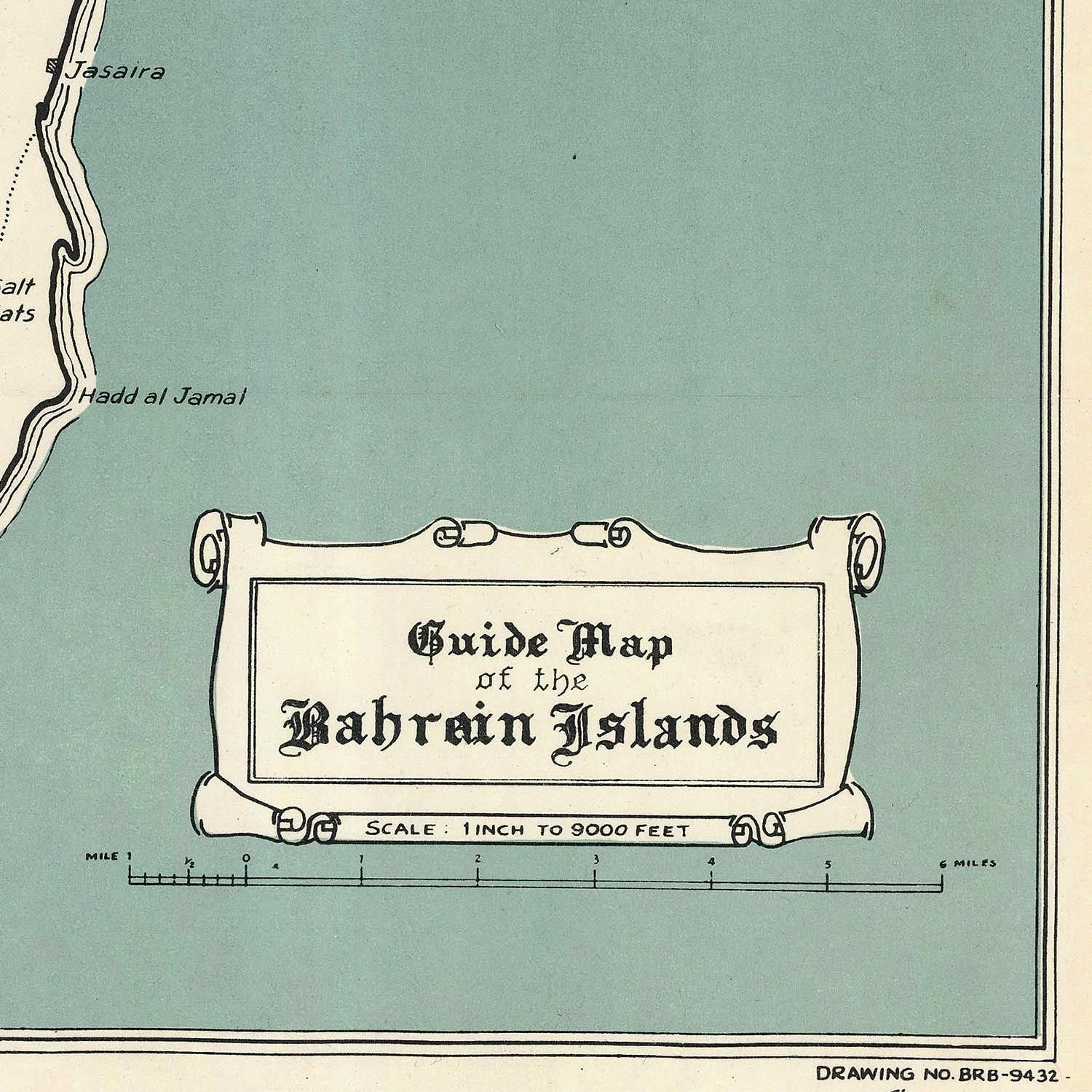 detail of the map from the bottom right corner
