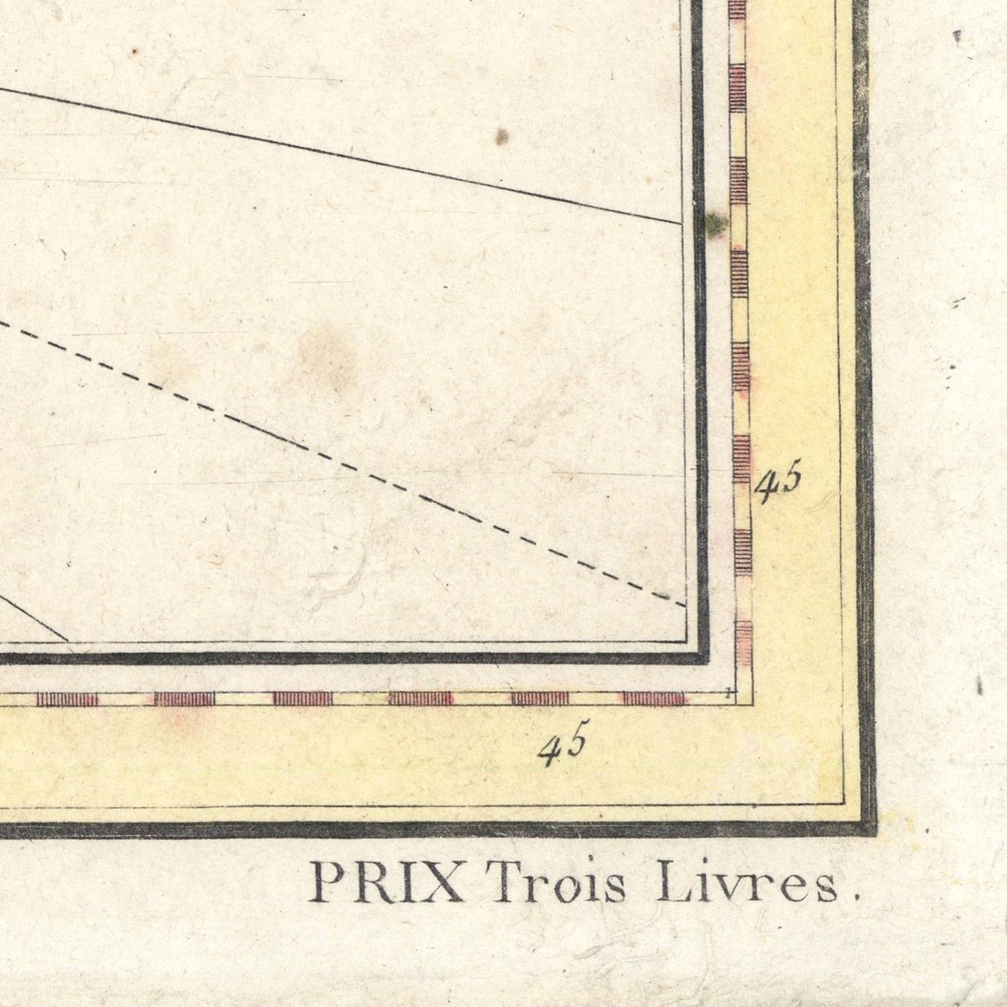 detail of the map from the bottom right corner
