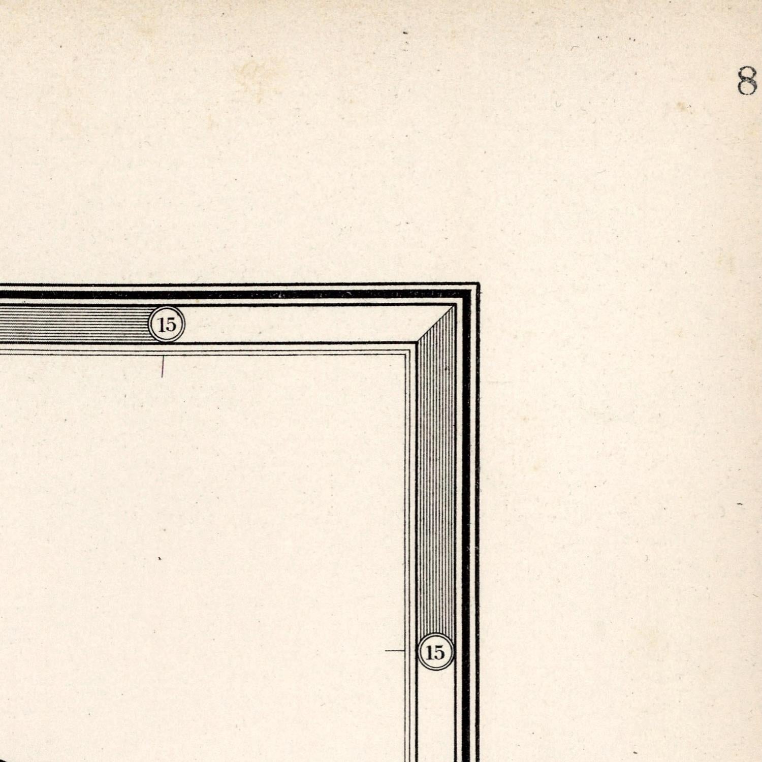 Illustration of a black frame on a beige background