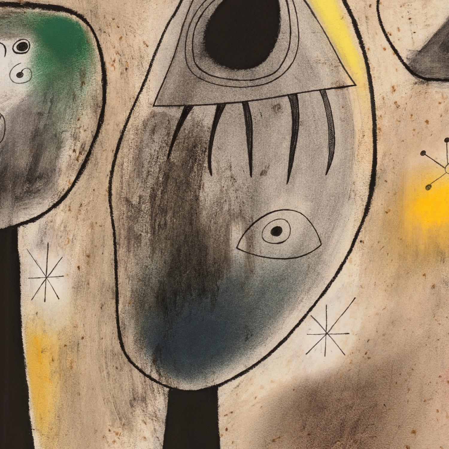 detail of the fine art reproduction from the centre 
