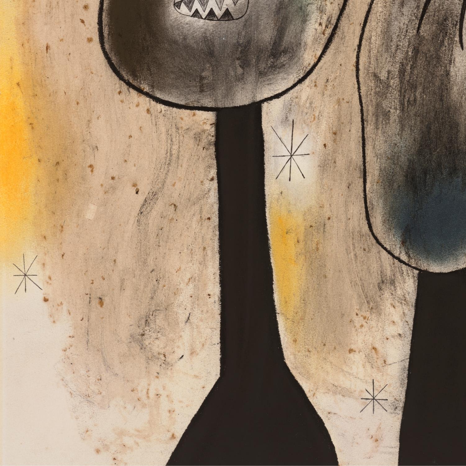 detail of the fine art reproduction from the bottom left corner
