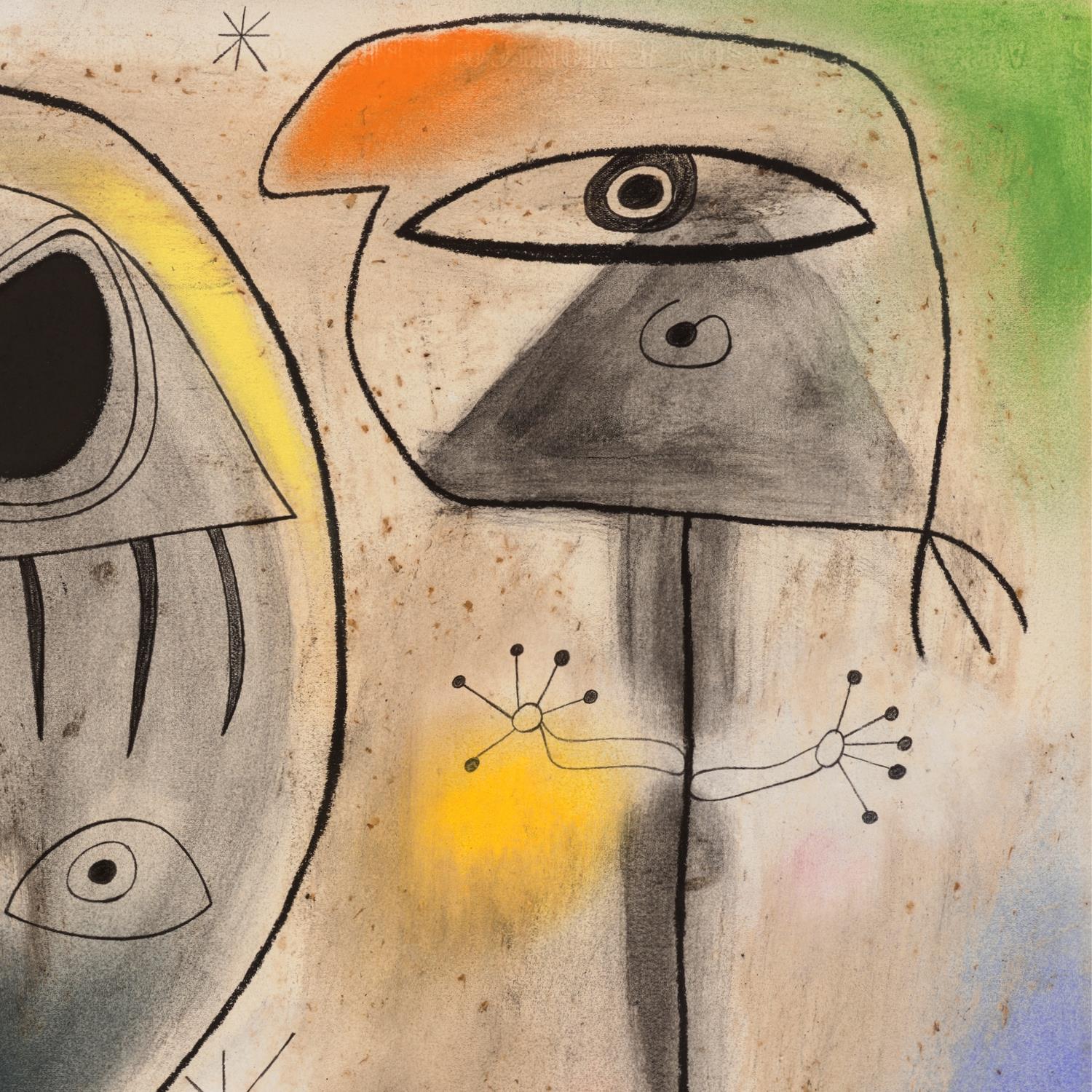 detail of the fine art reproduction from the top right corner
