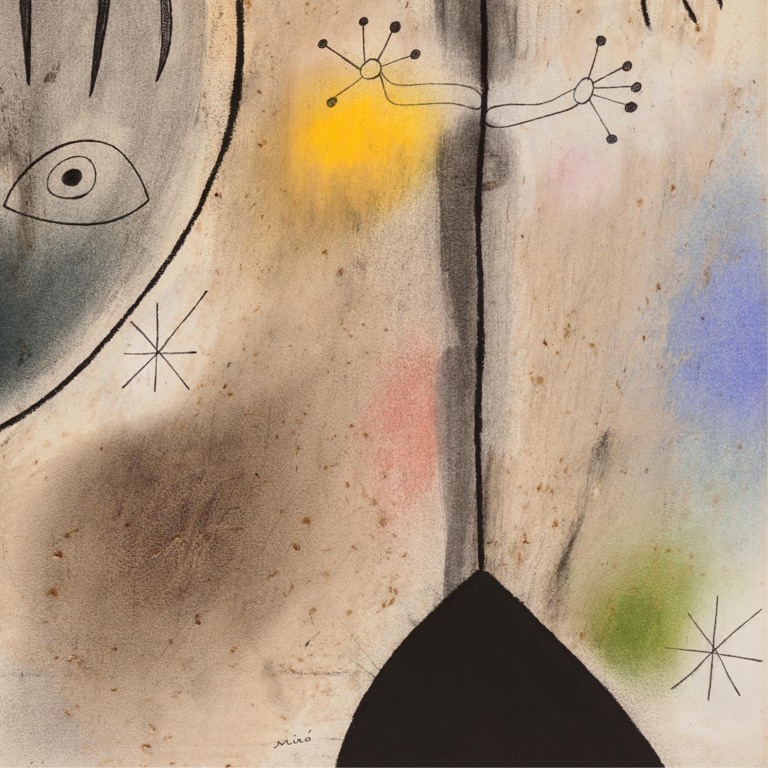 detail of the fine art reproduction from the bottom right corner
