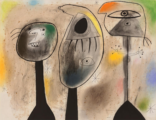 presentation of the fine art reproduction without a frame
