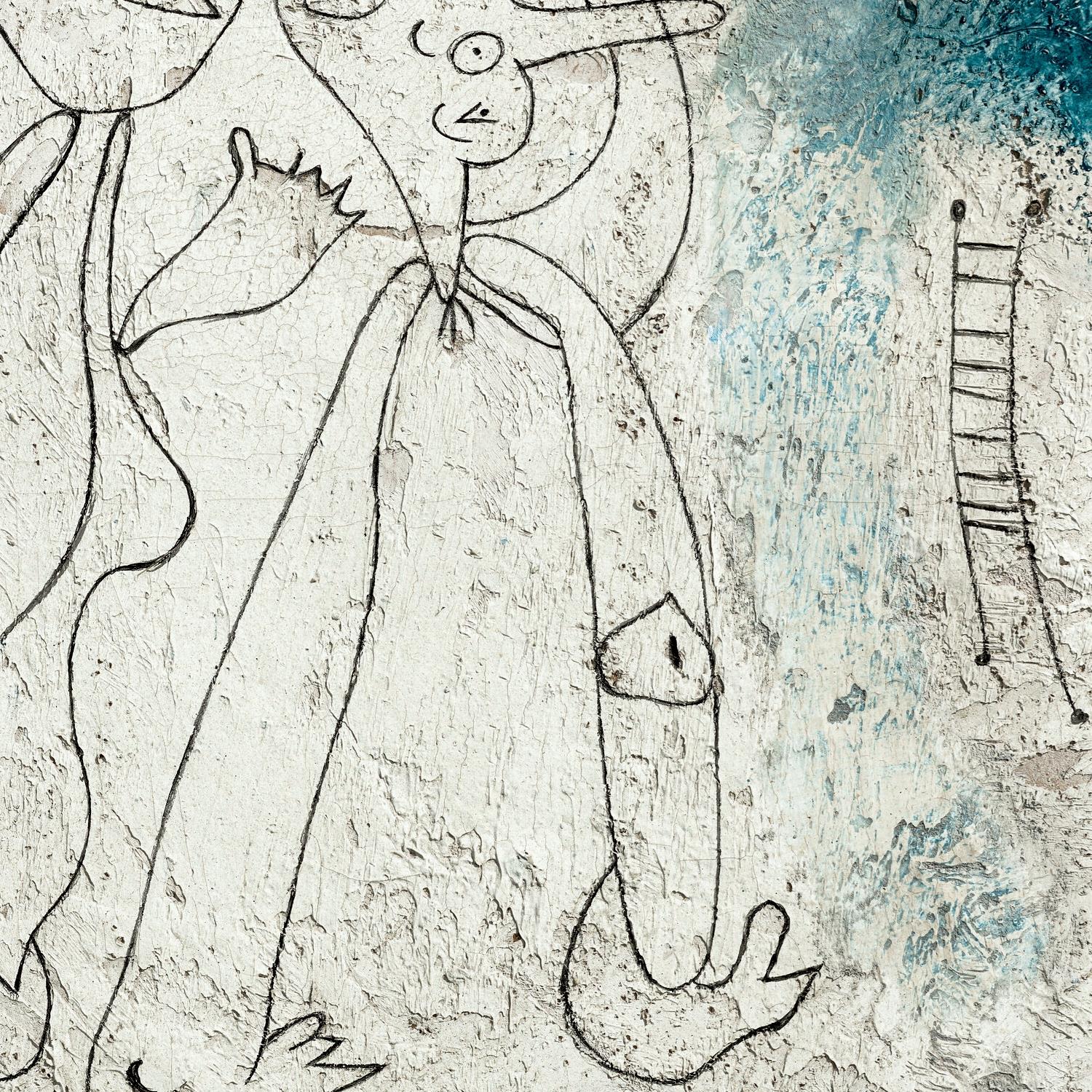 detail of the fine art reproduction from the centre 
