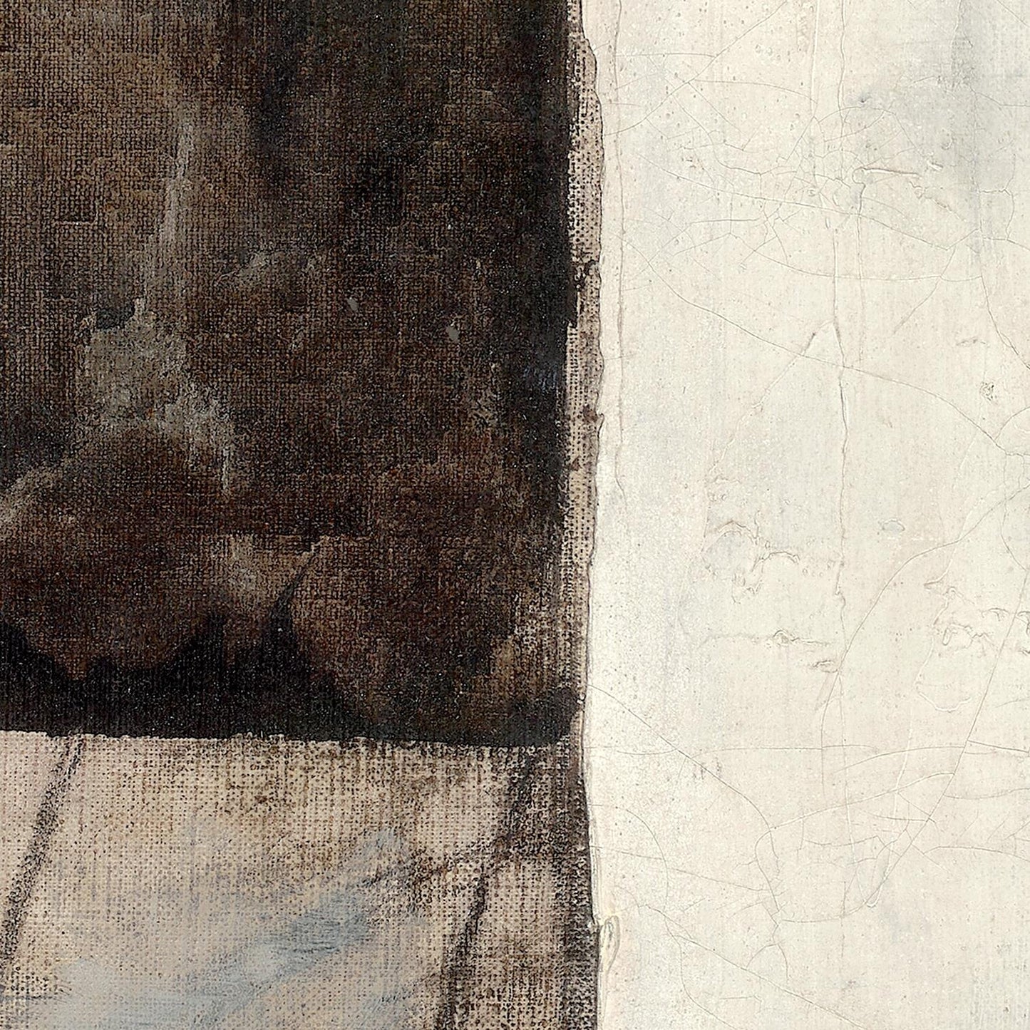 Abstract art with brown and beige tones on a textured background