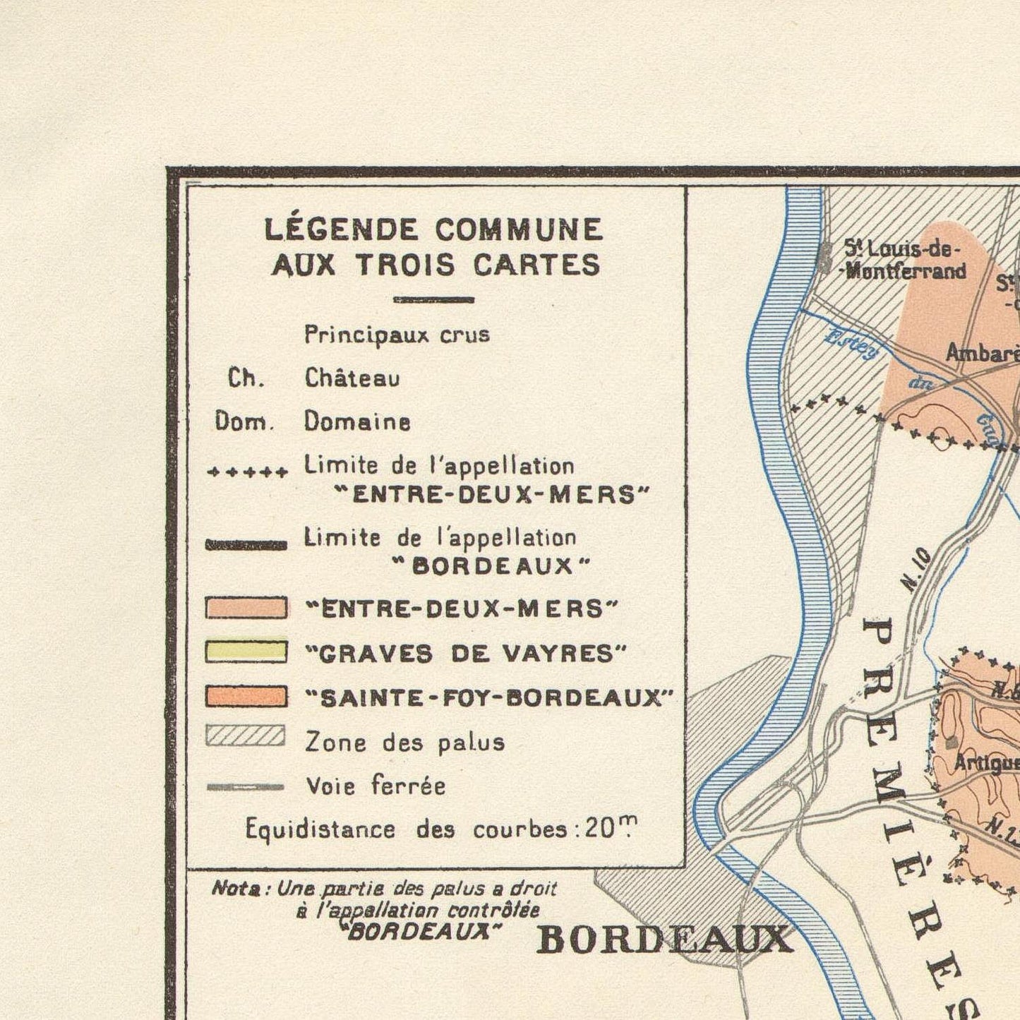 detail of the map from the top left corner
