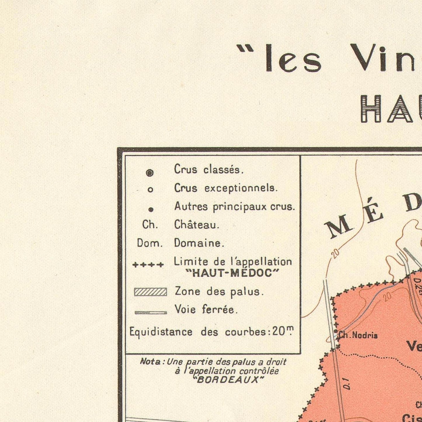 Map of wine regions with text and labels on a beige background