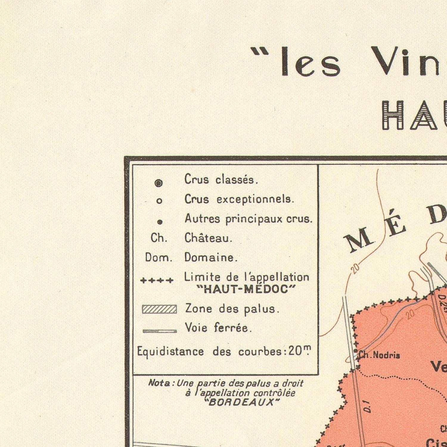 Map of wine regions with text and labels on a beige background