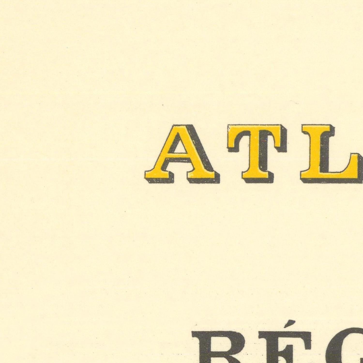 Partial view of a book cover with 'ATL' and 'Rég' text on a beige background