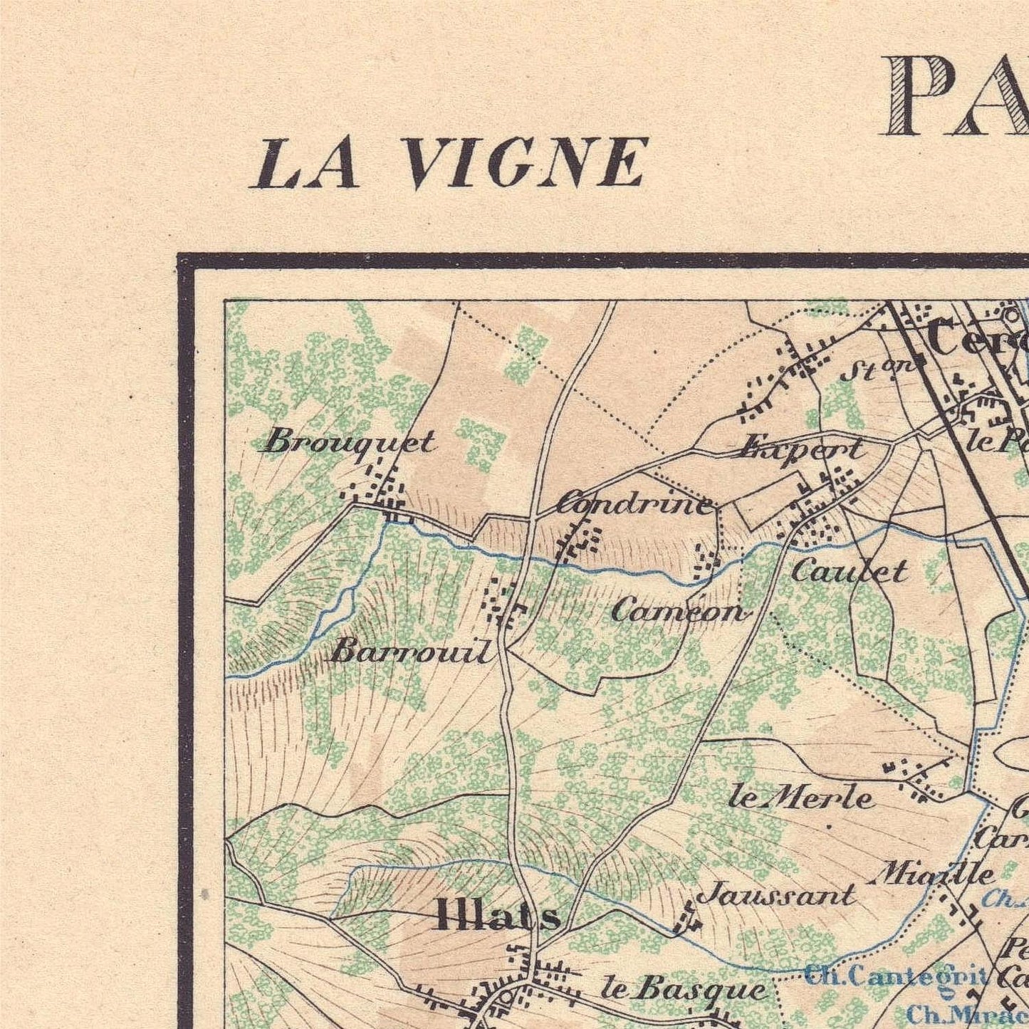 detail of the map from the top left corner
