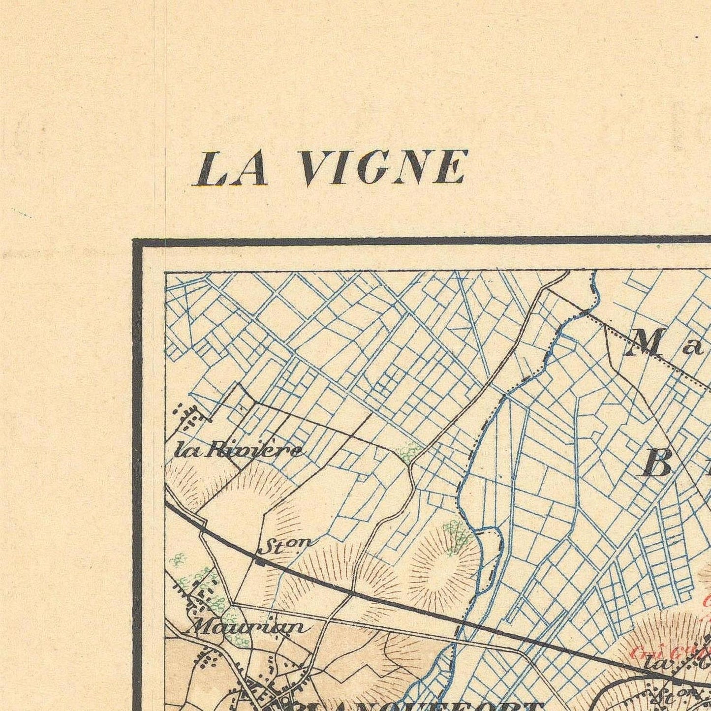 detail of the map from the top left corner
