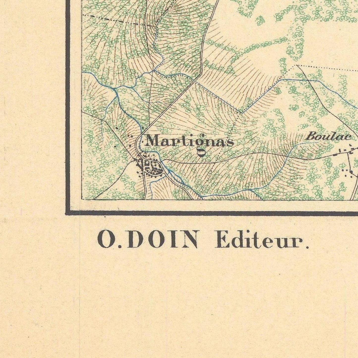 detail of the map from the bottom left corner
