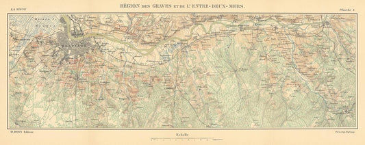 presentation of the map reproduction without a frame
