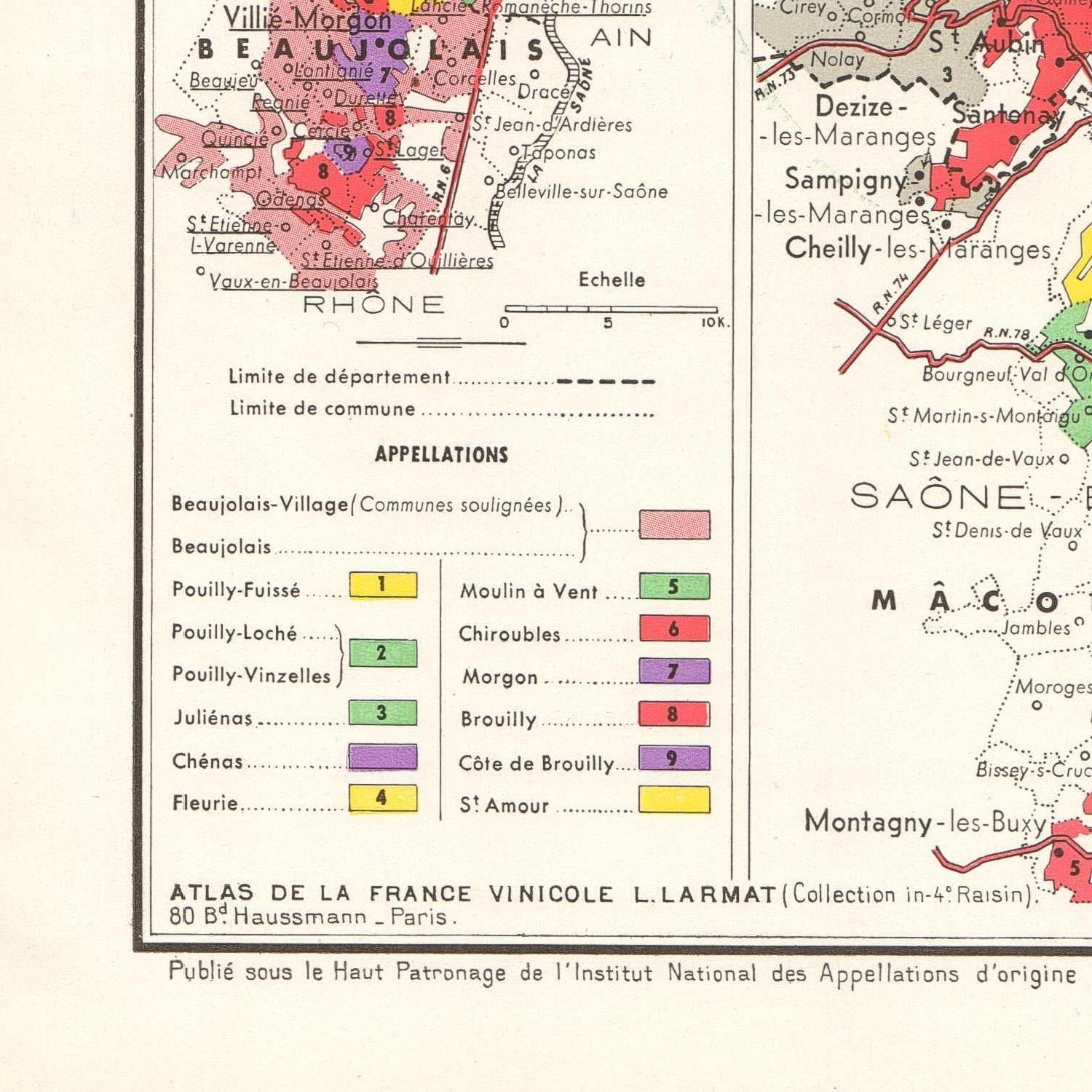 detail of the map from the bottom left corner

