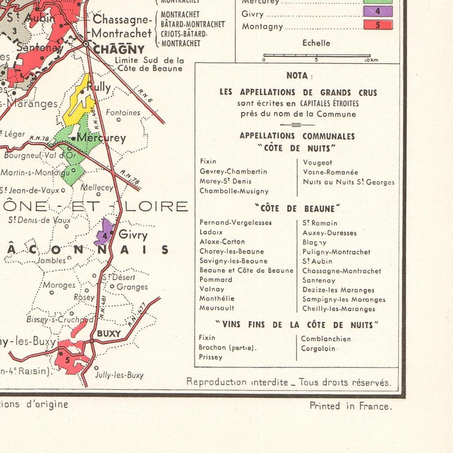 detail of the map from the bottom right corner
