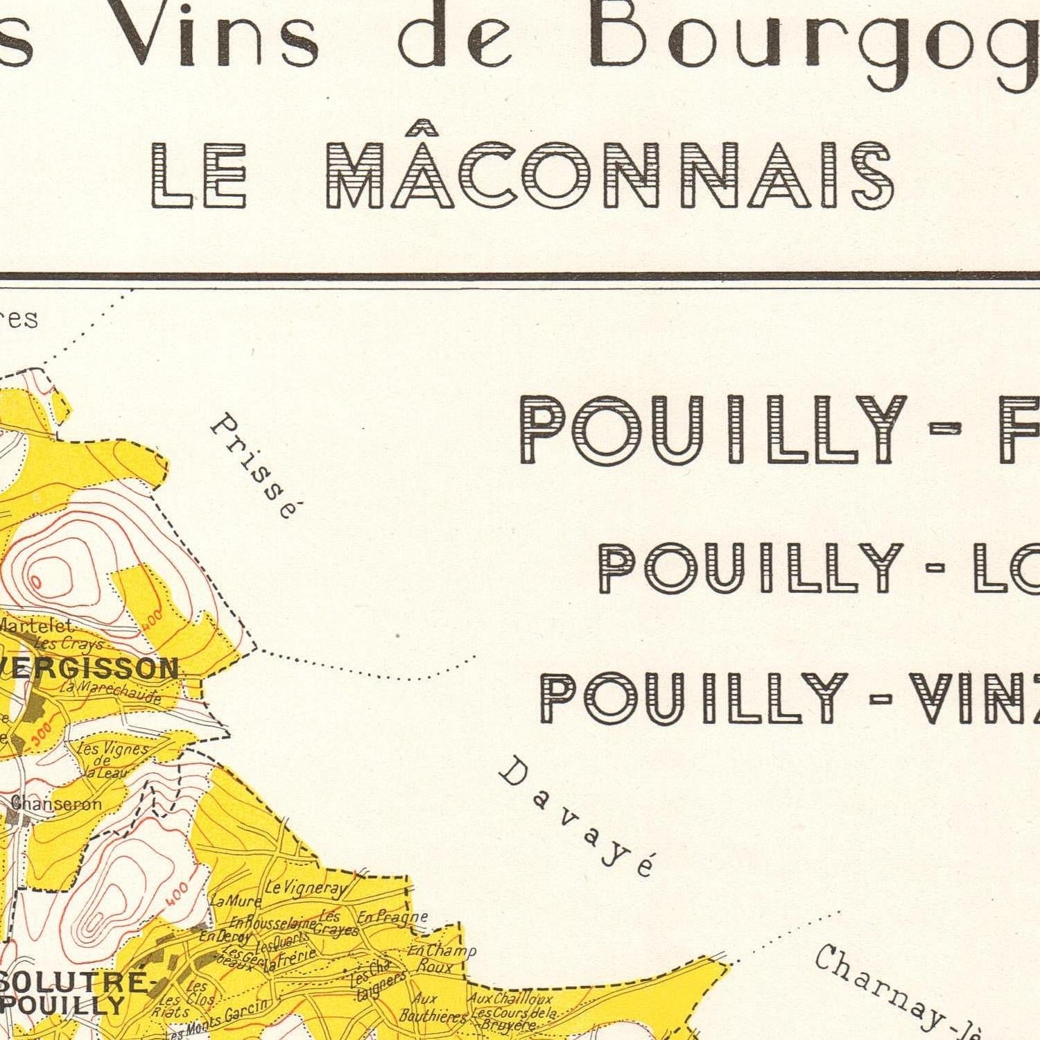 detail of the map from the centre left
