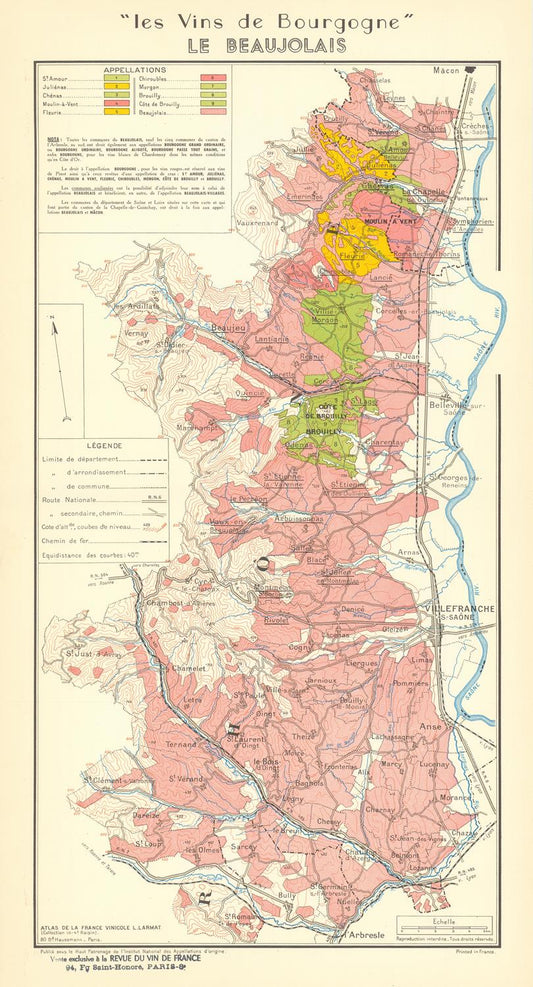 presentation of the map reproduction without a frame
