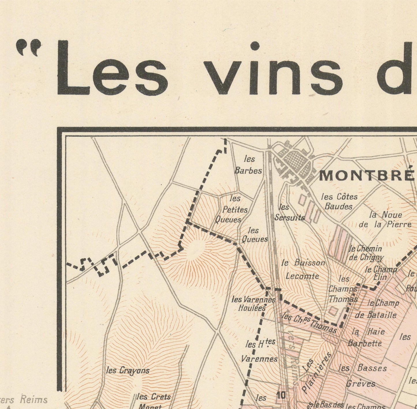detail of the map from the top left corner
