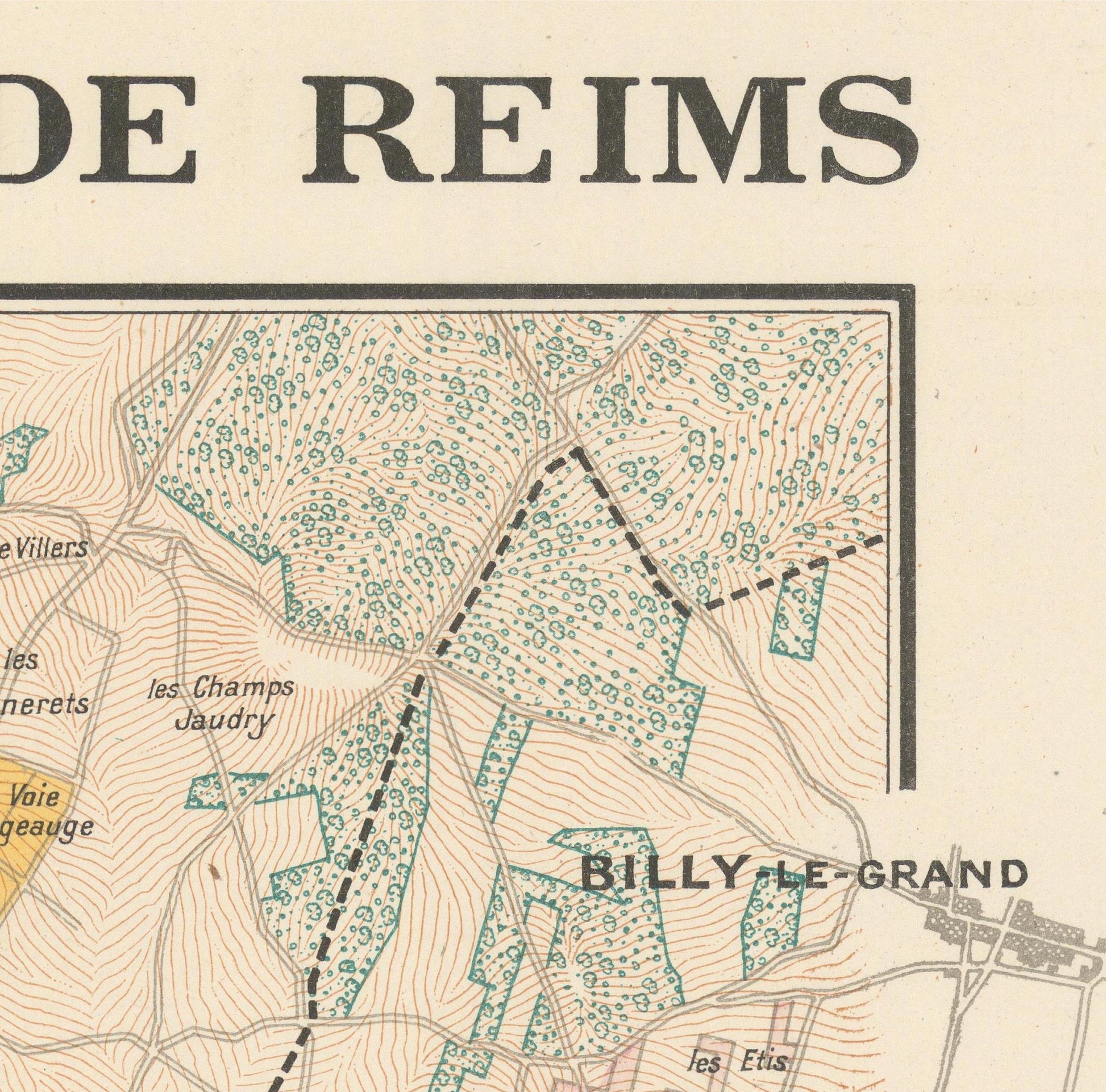 detail of the map from the top right corner
